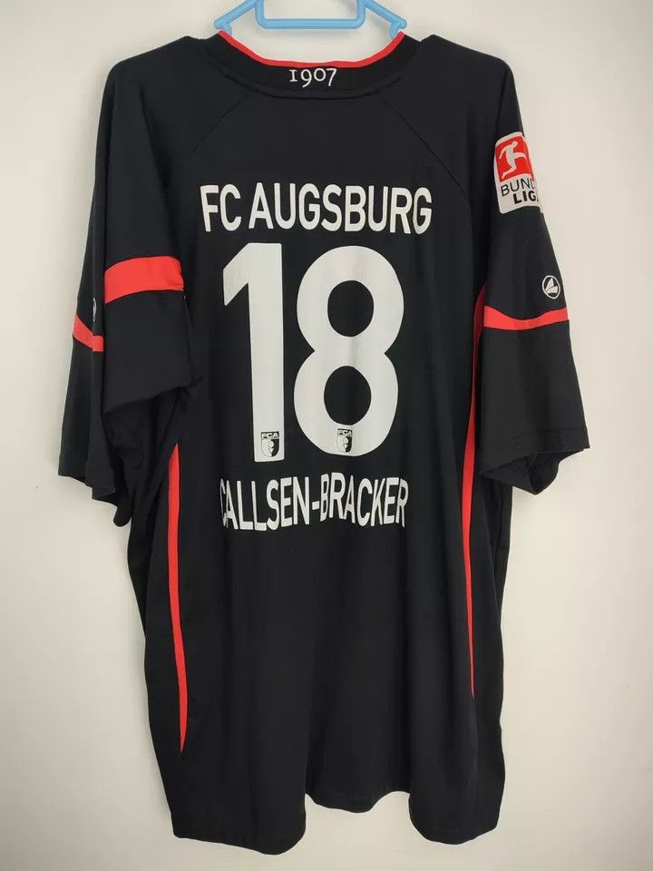 Vintage FC Augsburg 2011/12 Away Matchworn FOOTBALL Kit SHIRT Size US XXL / EU 58 / 5 - 16 Thumbnail