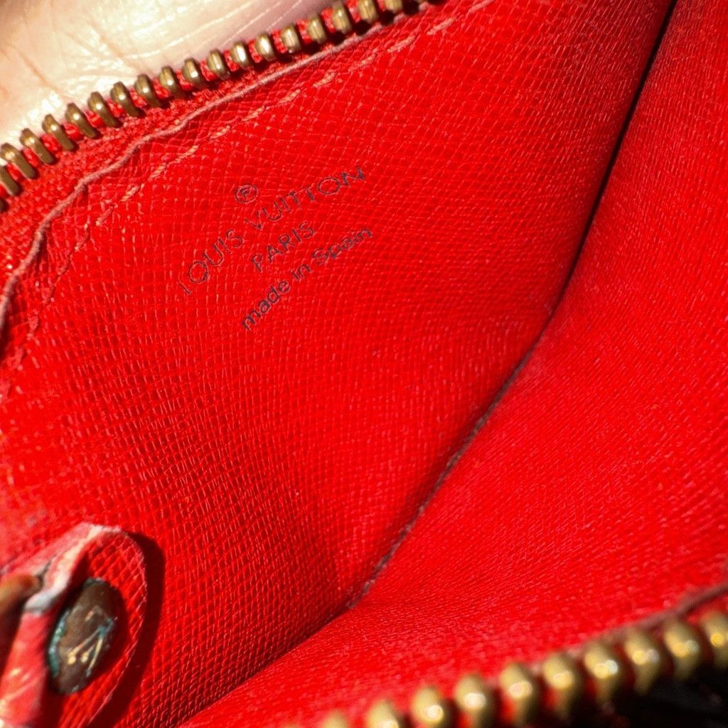 Louis Vuitton Louis Vuitton Red Epi Leather Pochette Cles Size ONE SIZE - 10 Thumbnail