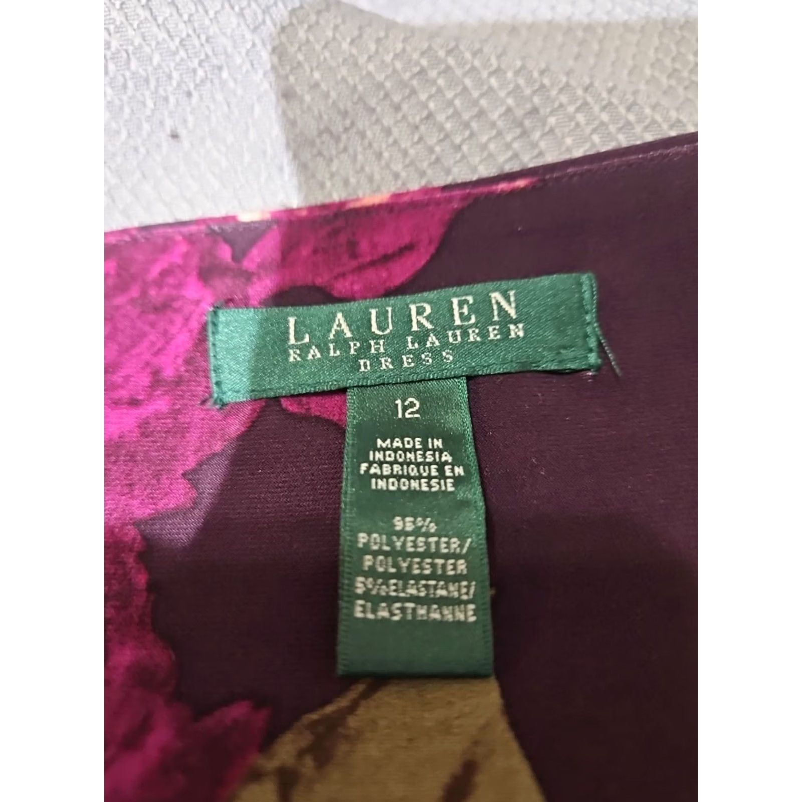 Ralph Lauren Lauren Ralph Lauren Dress Womens Sz 12 Multicolor Floral Shift Ruched Midi Shirt Dress Womens Size 12 Multicolor Floral Shift Ruched Midi Size XL / US 12-14 / IT 48-50 - 7 Thumbnail