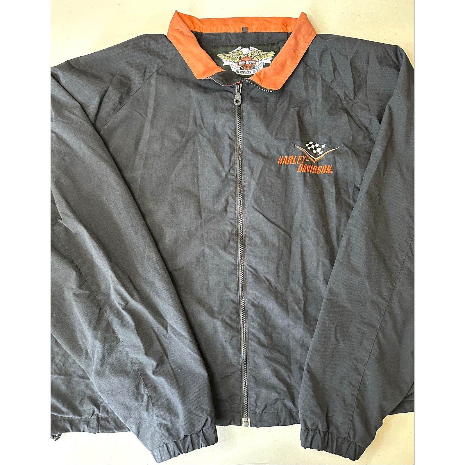 Harley Davidson Vtg Harley Davidson Men's Motorcycle Riding Jacket Black 3XL Size US XXL / EU 58 / 5 - 1 Thumbnail