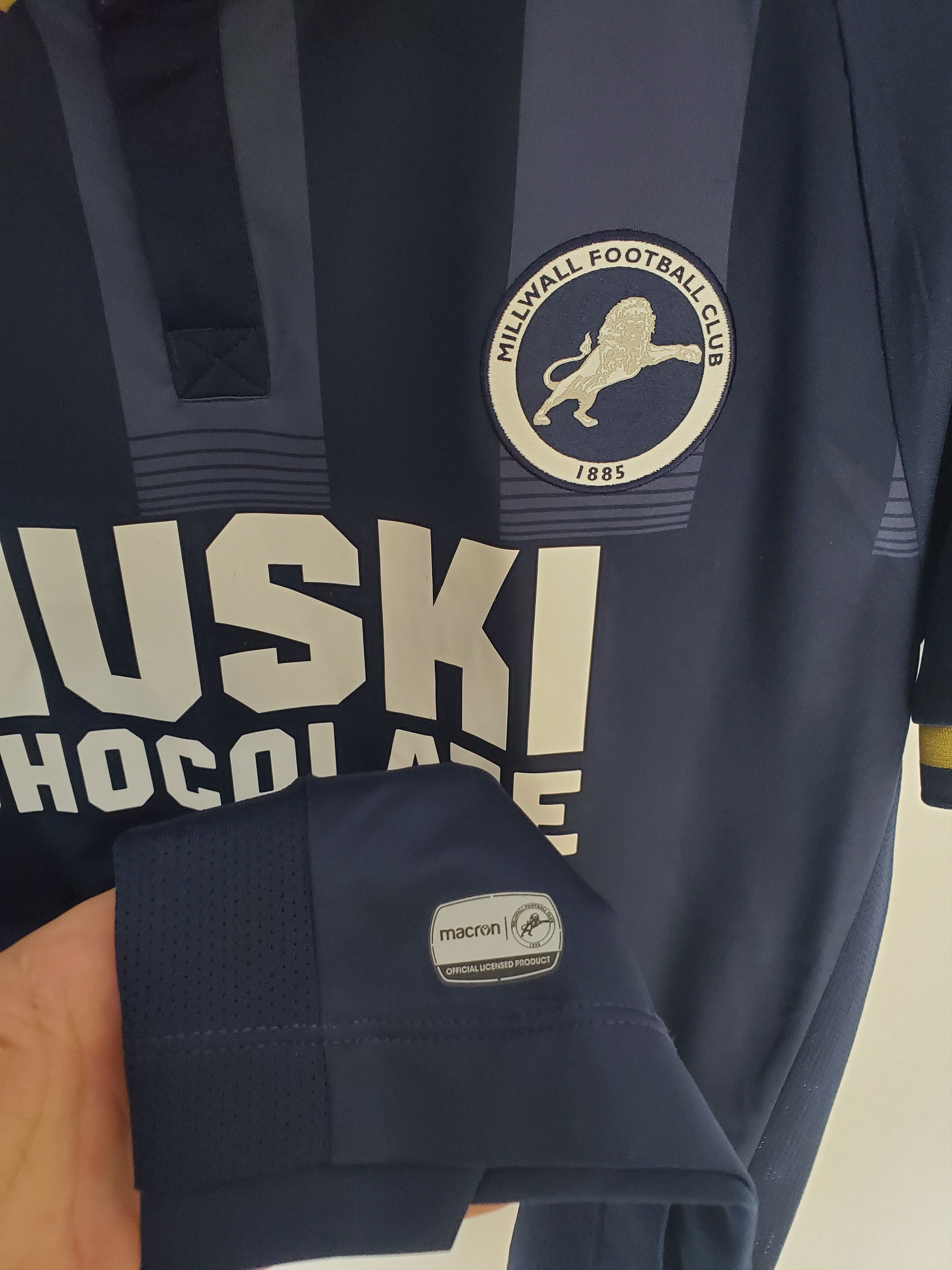 Macron 2021-22 Macron MILLWALL FC 125YEARS Home Football Shirt M Size US M / EU 48-50 / 2 - 5 Thumbnail