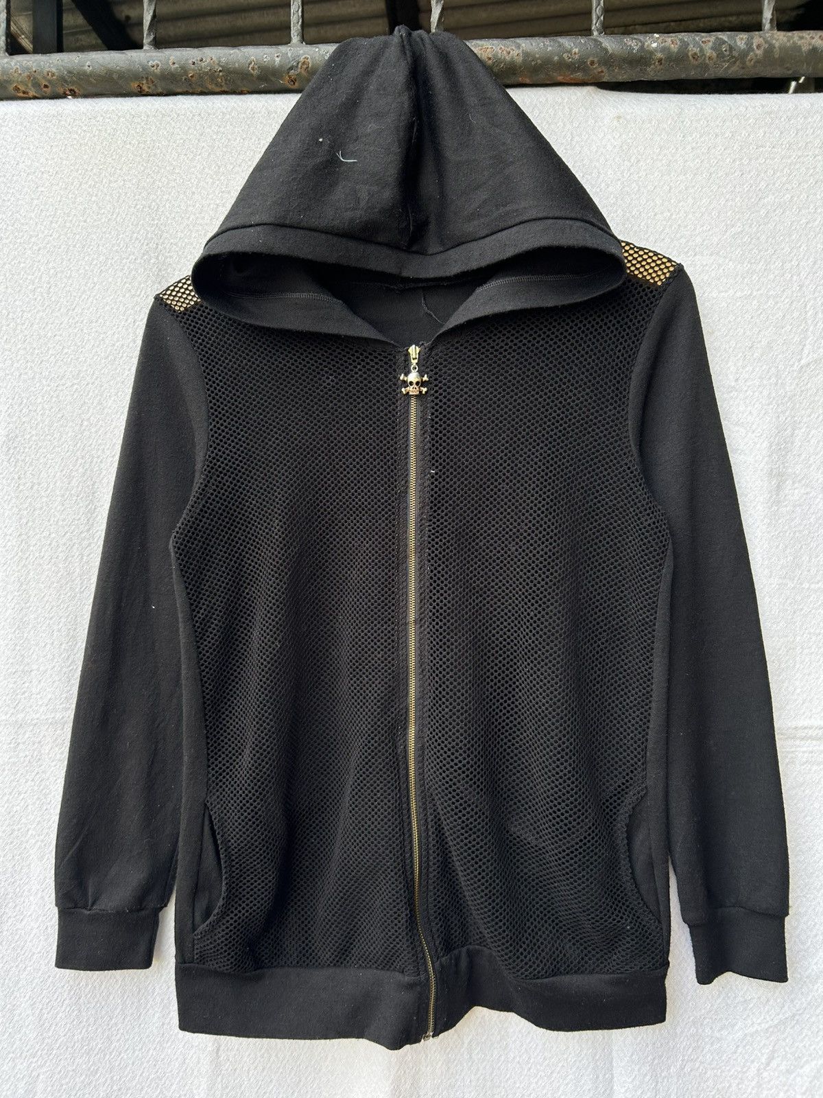 Hysteric Glamour × If Six Was Nine × Japanese Brand Vampire Issue Of Beach Skull Hoodie Open Fishnet Size US M / EU 48-50 / 2 - 3 Thumbnail
