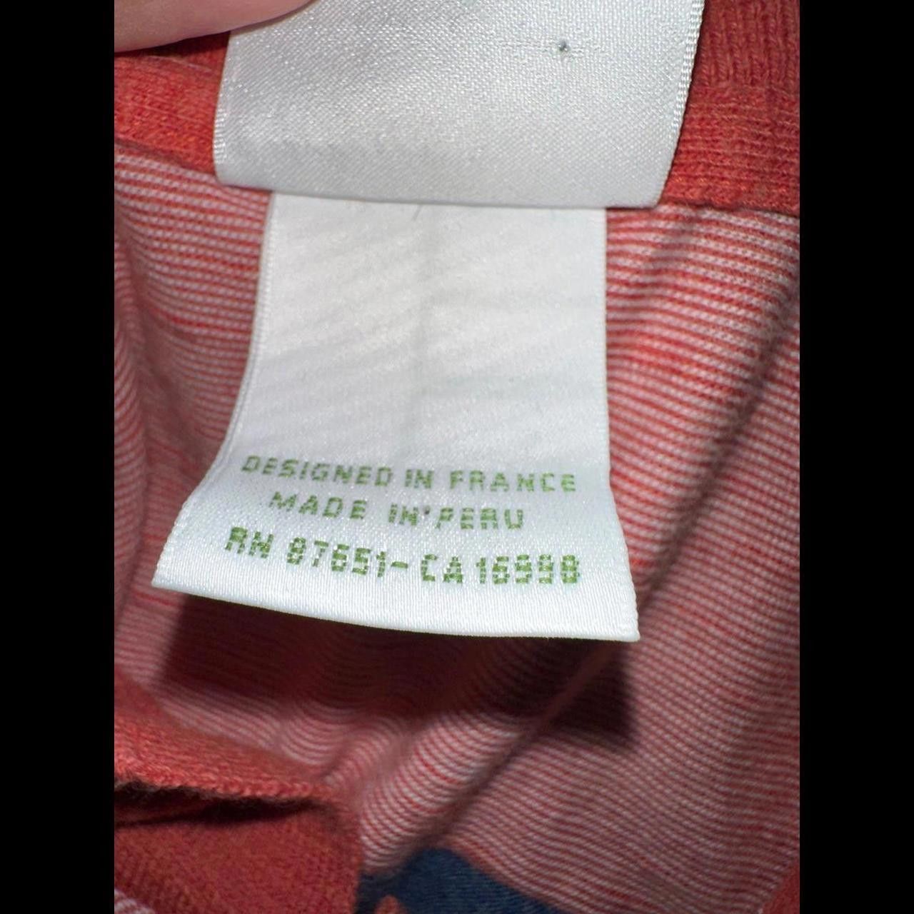 Lacoste Vintage Lacoste Striped Polo Size Size US XXL / EU 58 / 5 - 5 Thumbnail