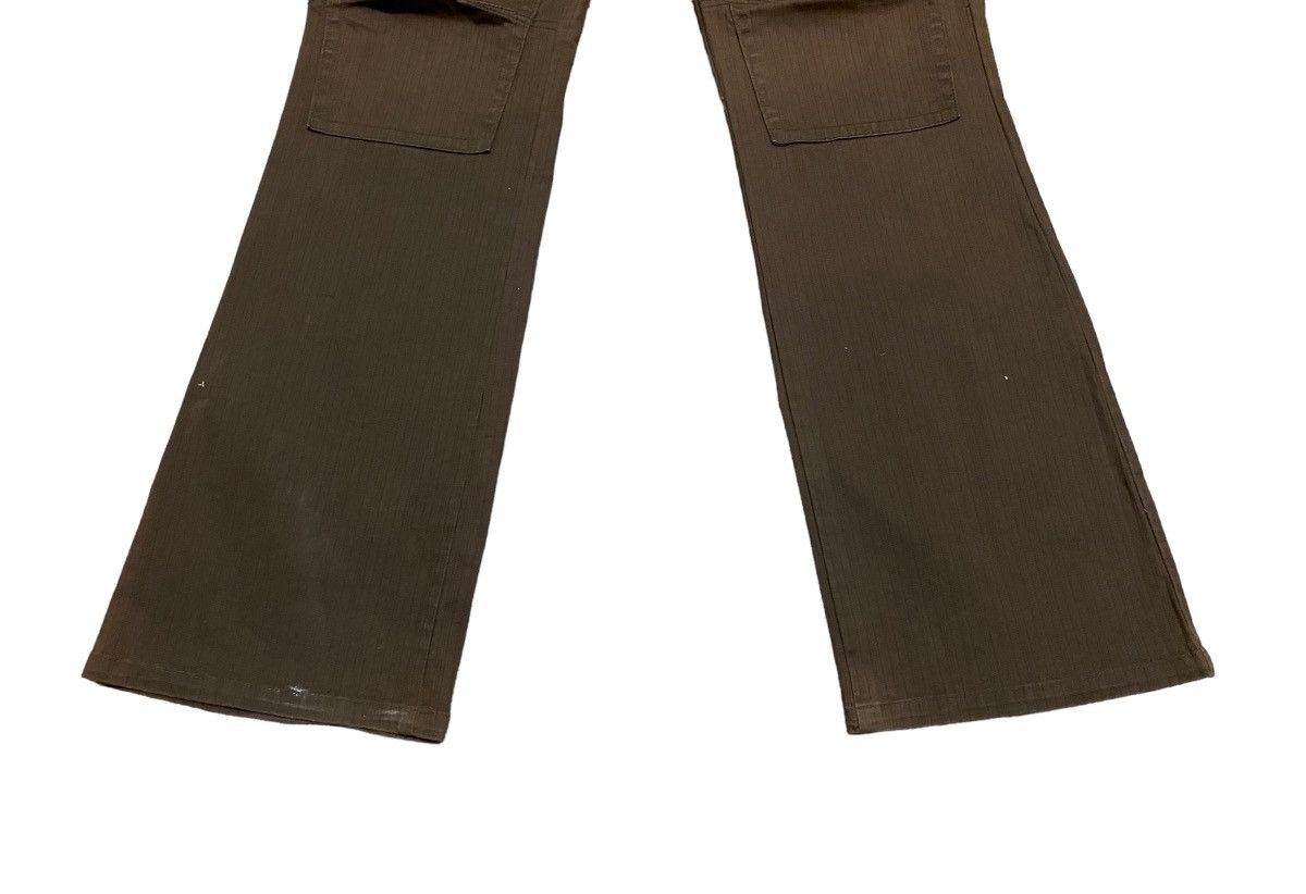 Le Grande Bleu (L.G.B.) Rare Vintage Semantic Design Tactical Flared Sun Faded 1990s Size US 30 / EU 46 - 8 Thumbnail