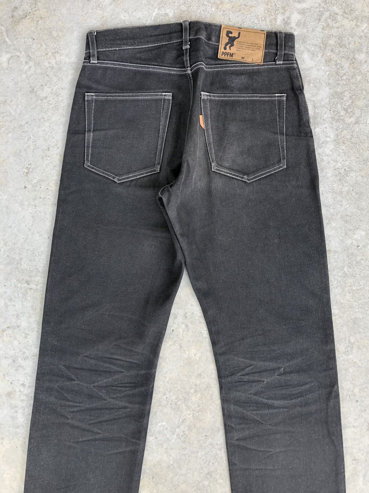 PPFM PPFM Distressed Jeans Straight Fit Jeans Size US 32 / EU 48 - 8 Thumbnail