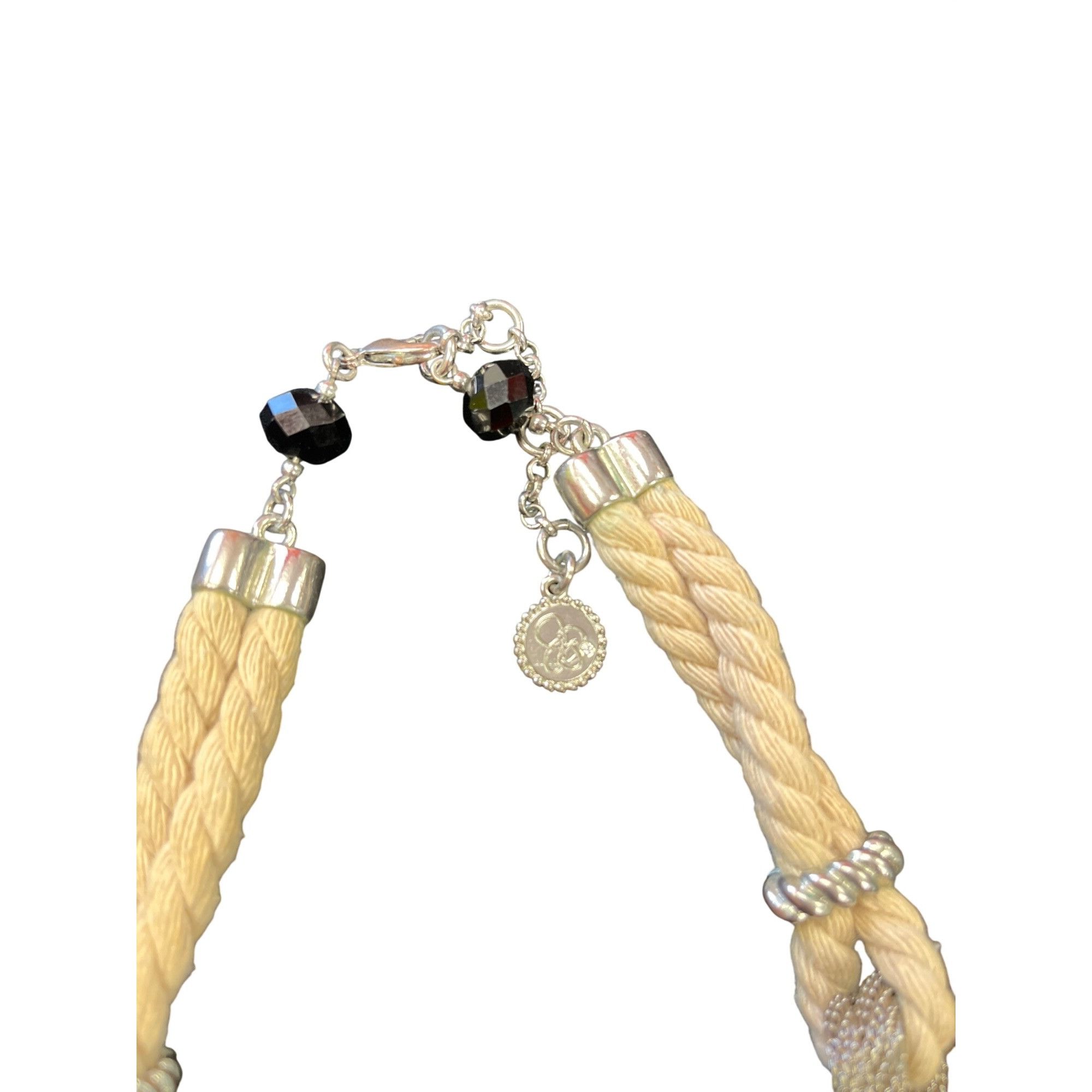 Brighton JB Brighton braided rope silver mesh statement necklace SKU Size ONE SIZE - 8 Thumbnail