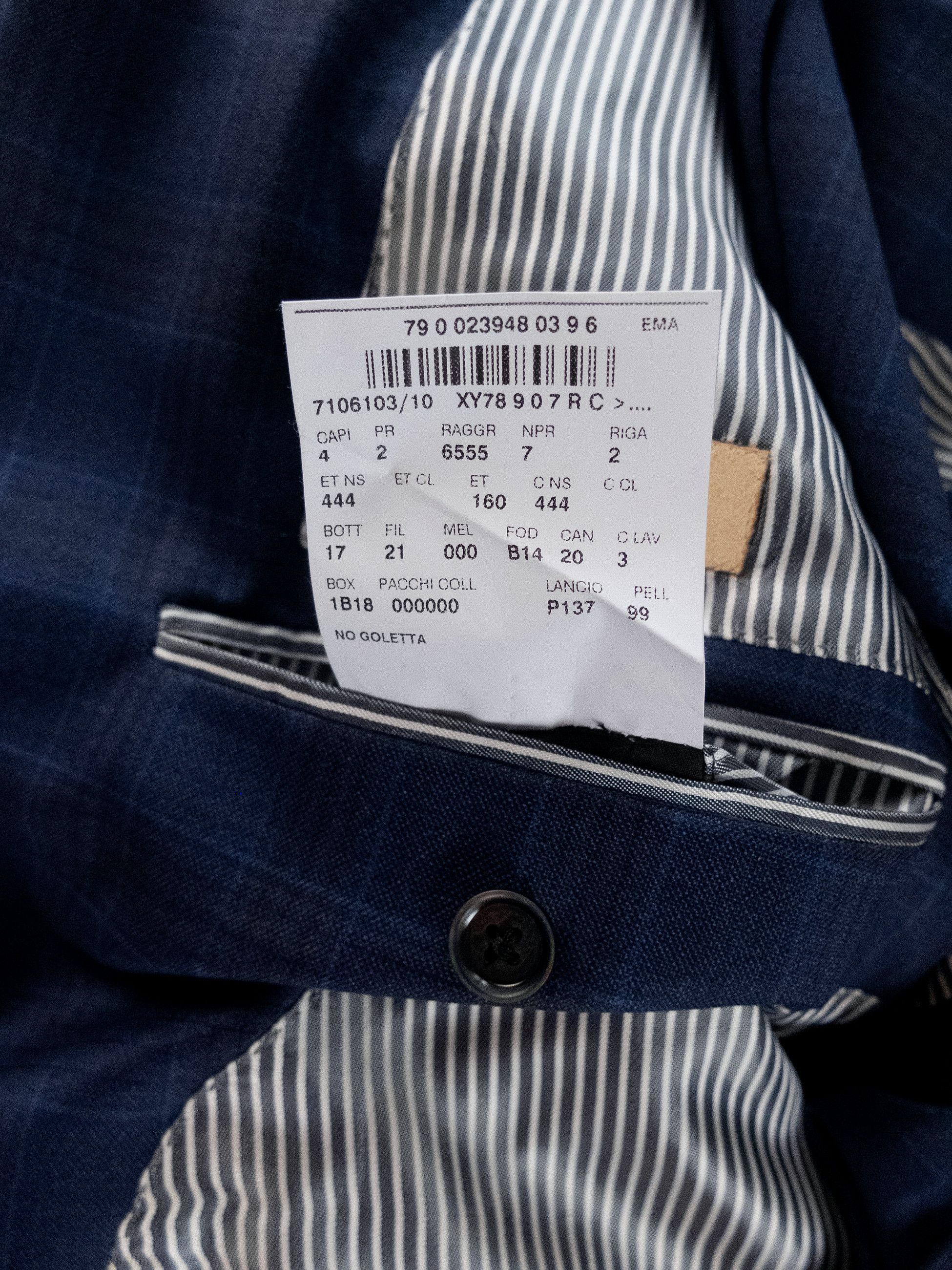 Corneliani CORNELIANI blue plaid Super 130s wool sportcoat 38 48 Size 38R - 13 Thumbnail