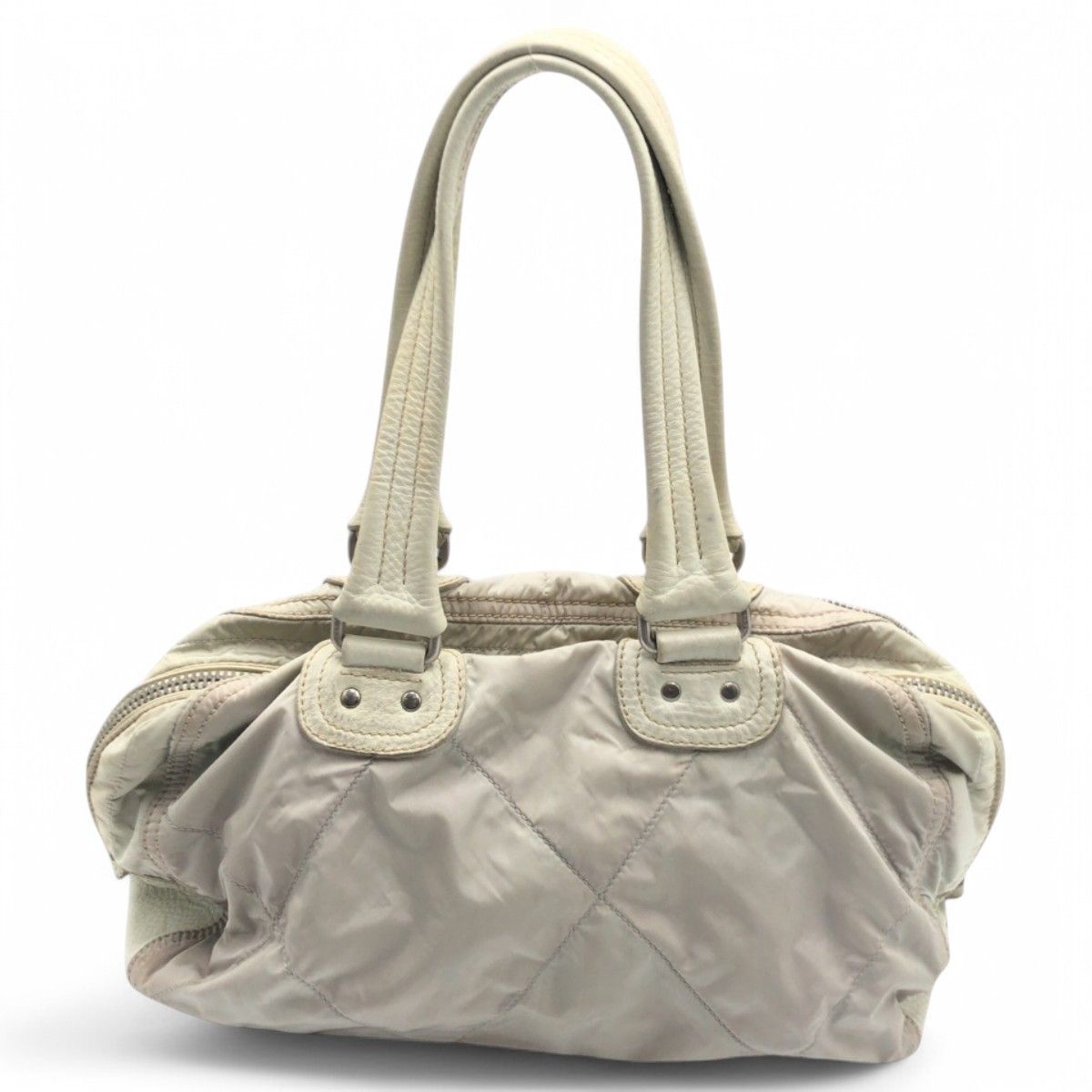 Prada Prada - Berlin Handbag Sport Linea Rossa Multi Pocket White Size ONE SIZE - 3 Thumbnail