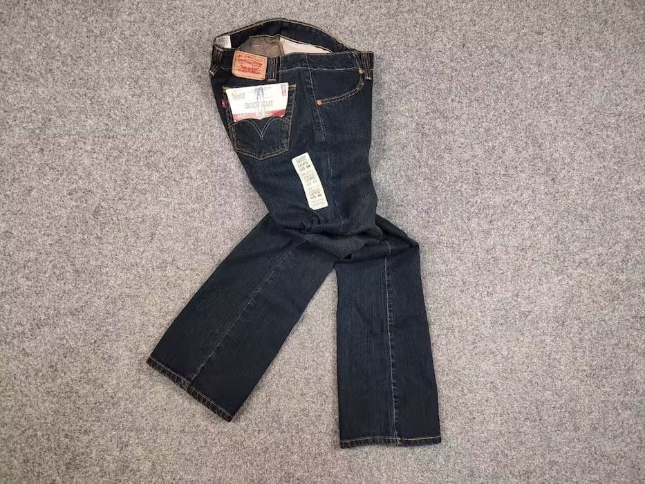 Levi's Vintage 90s New Levis 525 Bootcut Flared Denim Women's Jeans Size 30" / US 8 / IT 44 - 5 Thumbnail