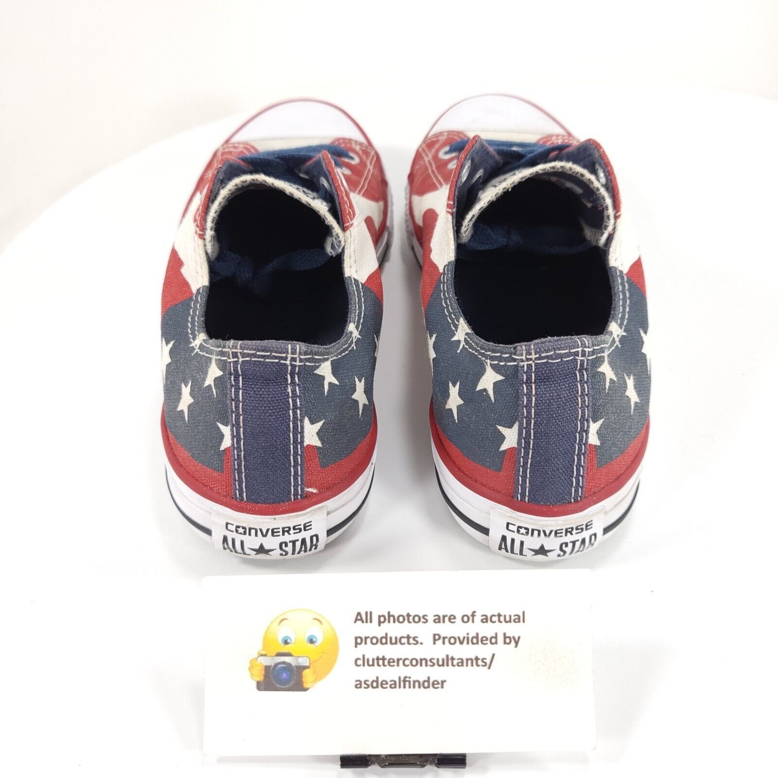Converse Converse All Star Flag Shoe Mens Size 5 650524F Red White Size US 5 / EU 37 - 3 Thumbnail