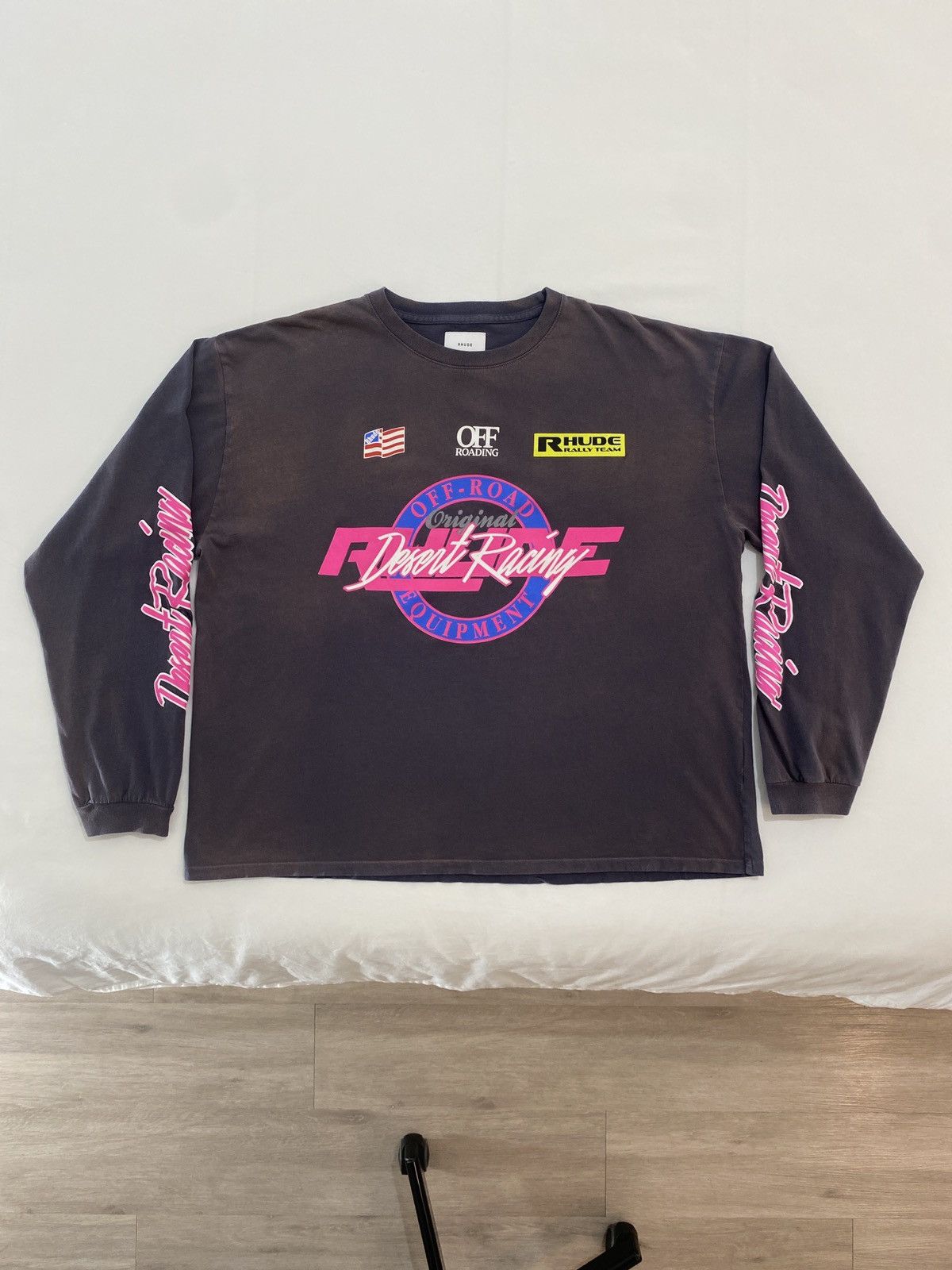 Rhude Rhude Off Road Desert Racing Equipment Rally Team Longsleeve Size US XL / EU 56 / 4 - 1 Thumbnail