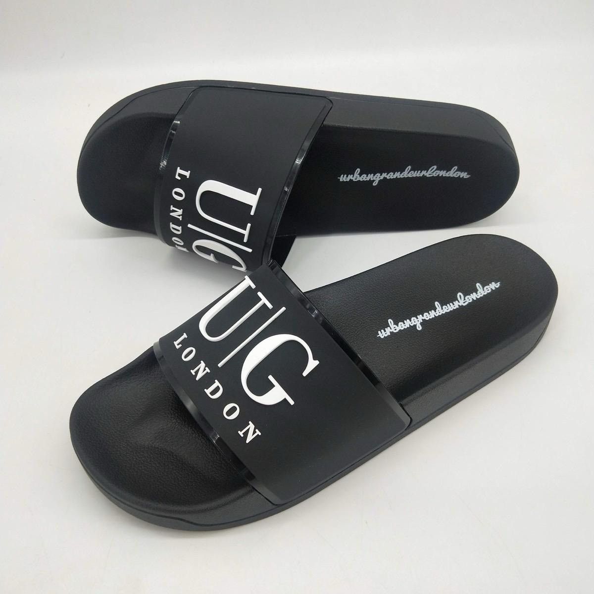 Other Urban Grandeur London Black Sliders | Unisex Size US 7.5 / IT 37.5 - 2 Thumbnail