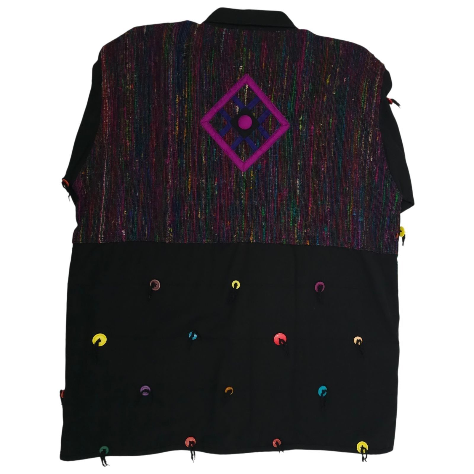 Other Yak Magik Jacket XL Geometric Oversized Blazer Vintage 90s Size XL / US 12-14 / IT 48-50 - 9 Thumbnail
