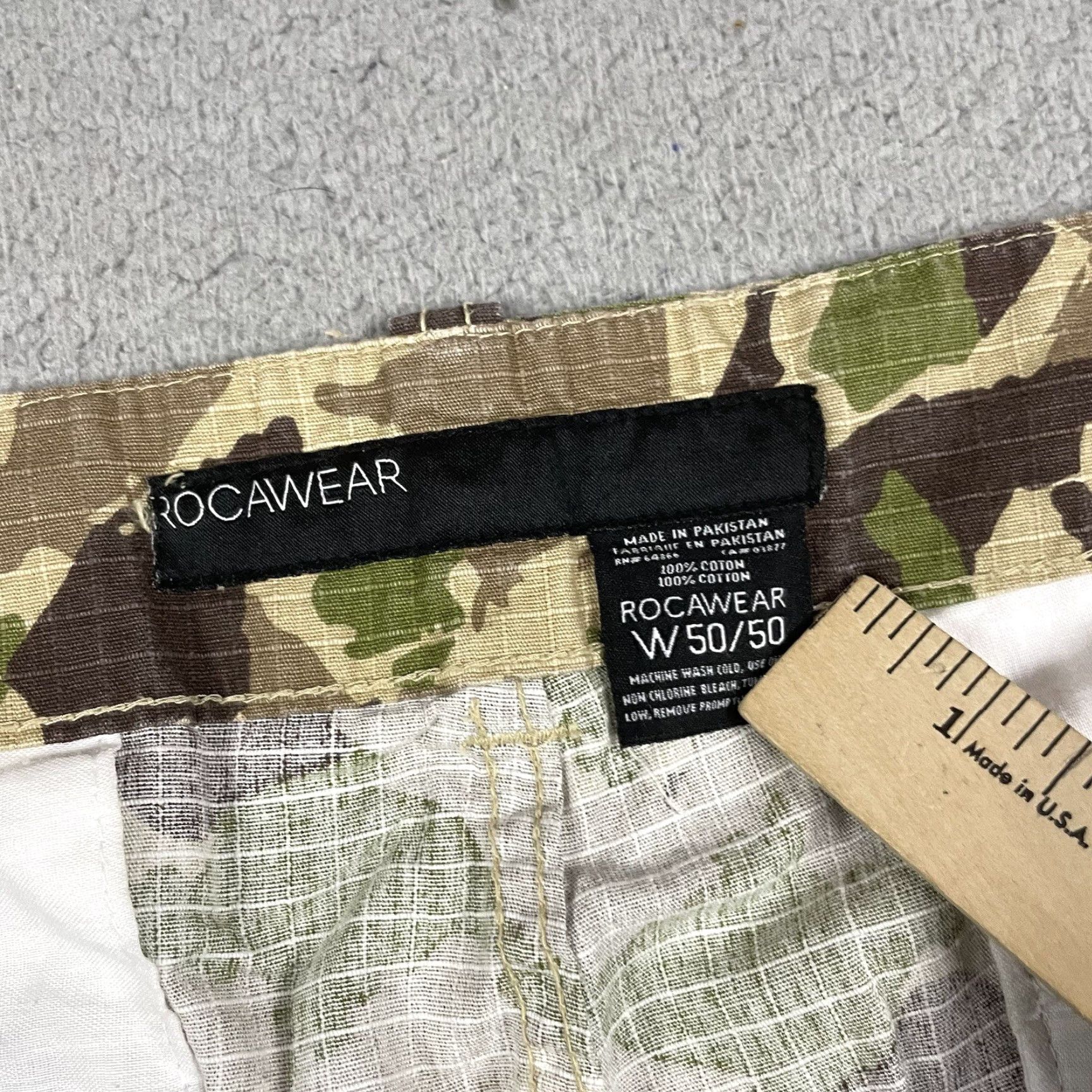 Rocawear VINTAGE Rocawear Pants Mens 50x32 Baggy Camouflage Y2k Hip Hop Camo Rare Vtg Size US 34 / EU 50 - 7 Thumbnail