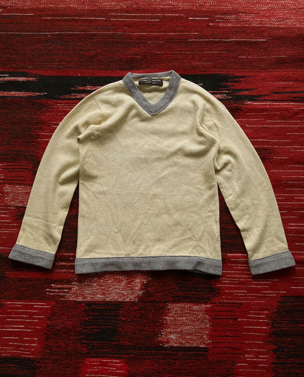 Comme des Garcons Homme Plus Contrast Jumper Size US M / EU 48-50 / 2 - 1 Thumbnail