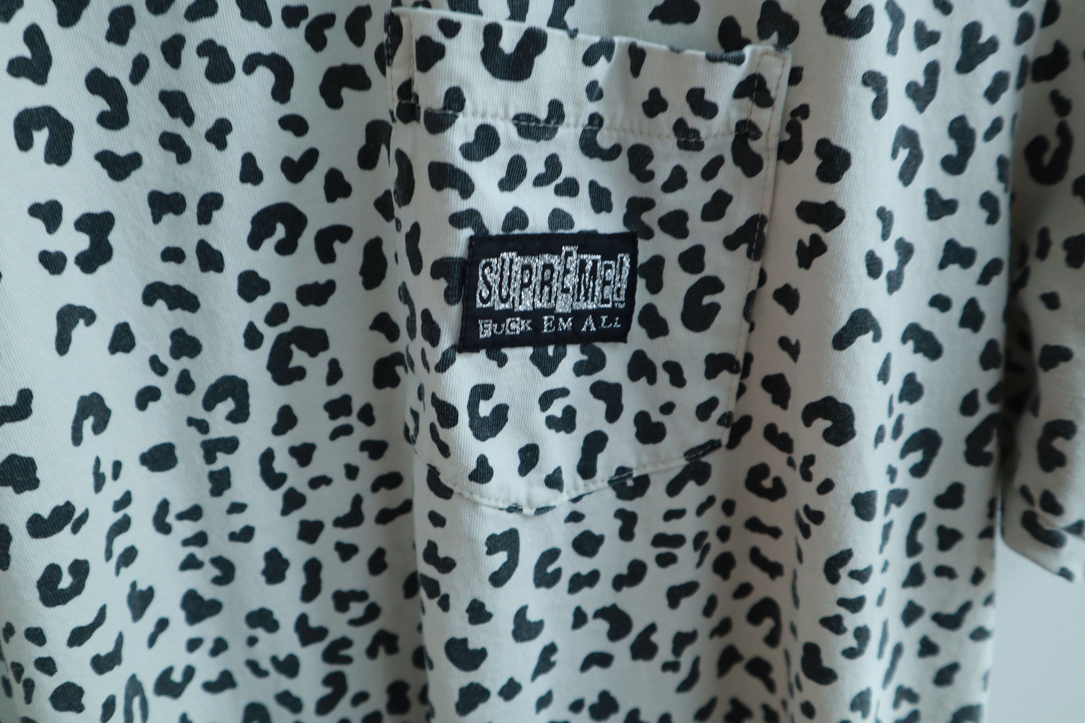 Supreme Supreme White Cheetah T Shirt Size US M / EU 48-50 / 2 - 3 Thumbnail