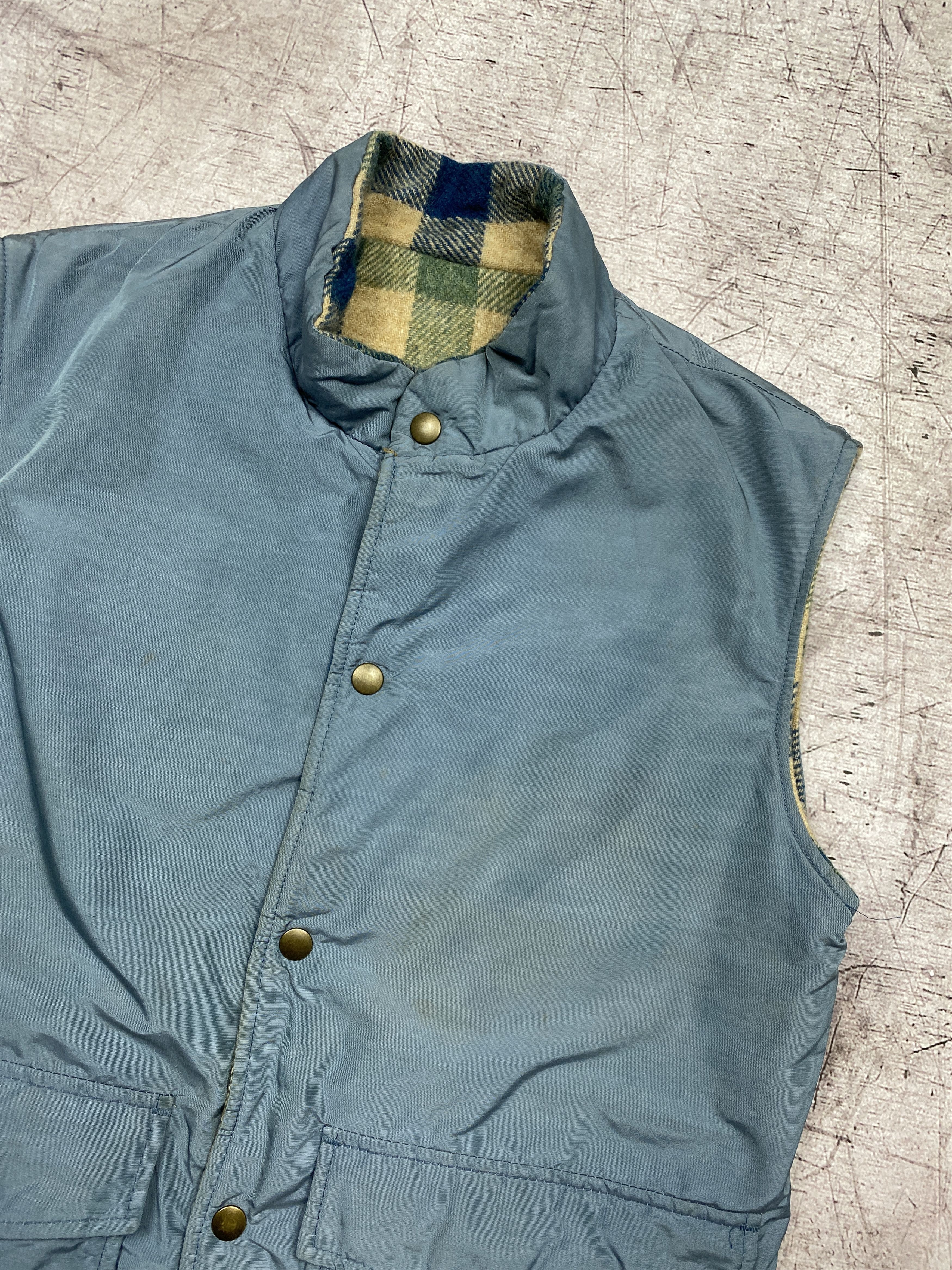 Vintage × Woolrich Woolen Mills Woolrich Vintage Tweed Wool + Nylon Revesible Vest Size US S / EU 44-46 / 1 - 5 Thumbnail