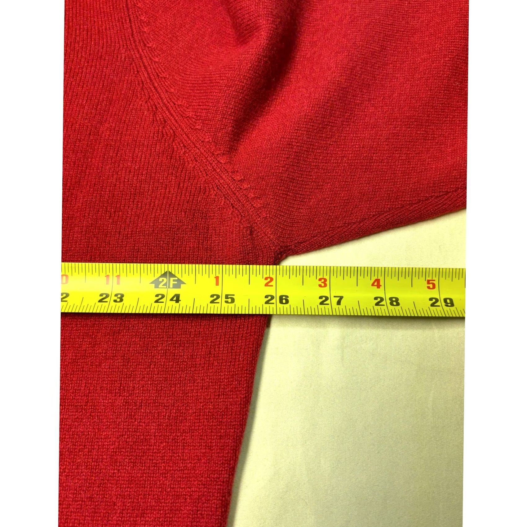 Jos. A. Bank Jos A Bank Travelers Collection Red 100% Cashmere Quarter Zip Sweater Mens 2XL Ribbed Mock Neck Zipper Pullover Size US XXL / EU 58 / 5 - 5 Thumbnail