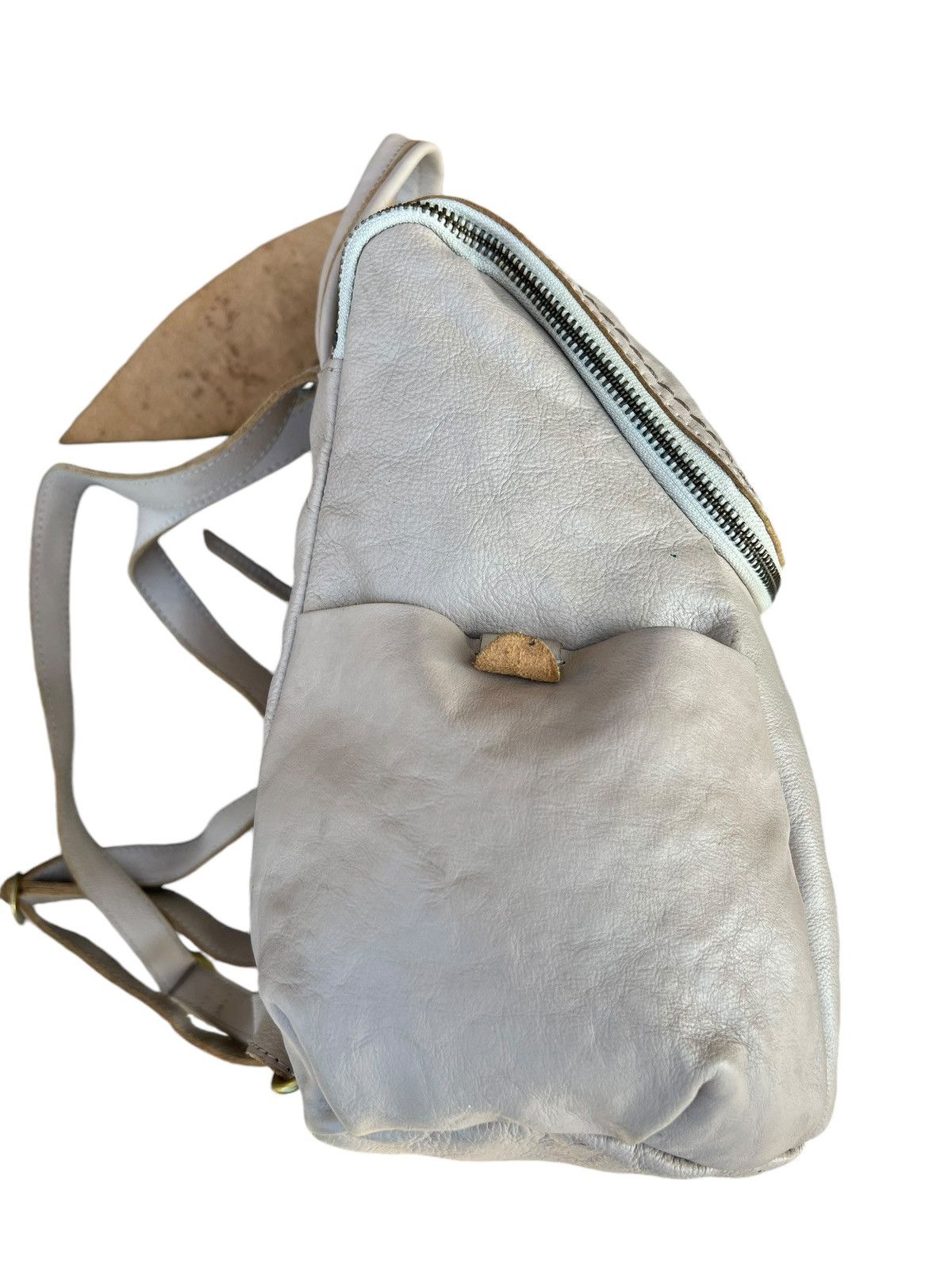 Leather Vintage Marmelo Japan Patina Leather Backpack Bag Size ONE SIZE - 16 Thumbnail
