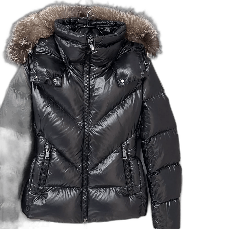 Moncler Moncler Ribafur Down Jacket with Fur Collar Size S / US 4 / IT 40 - 1 Thumbnail