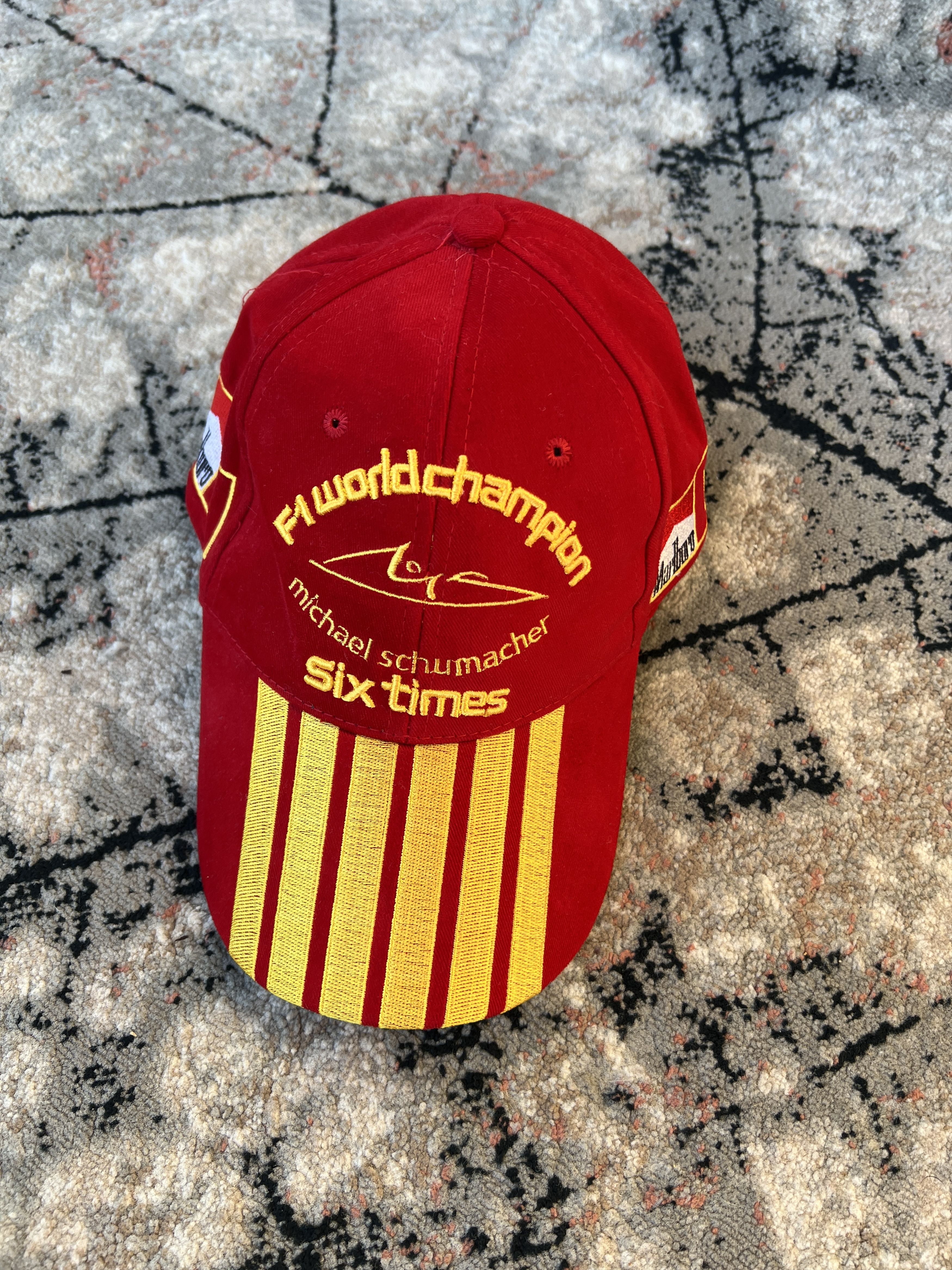 Formula 1 Michael Schumacher F1 Marlboro Vintage Cap Size ONE SIZE - 2 Thumbnail