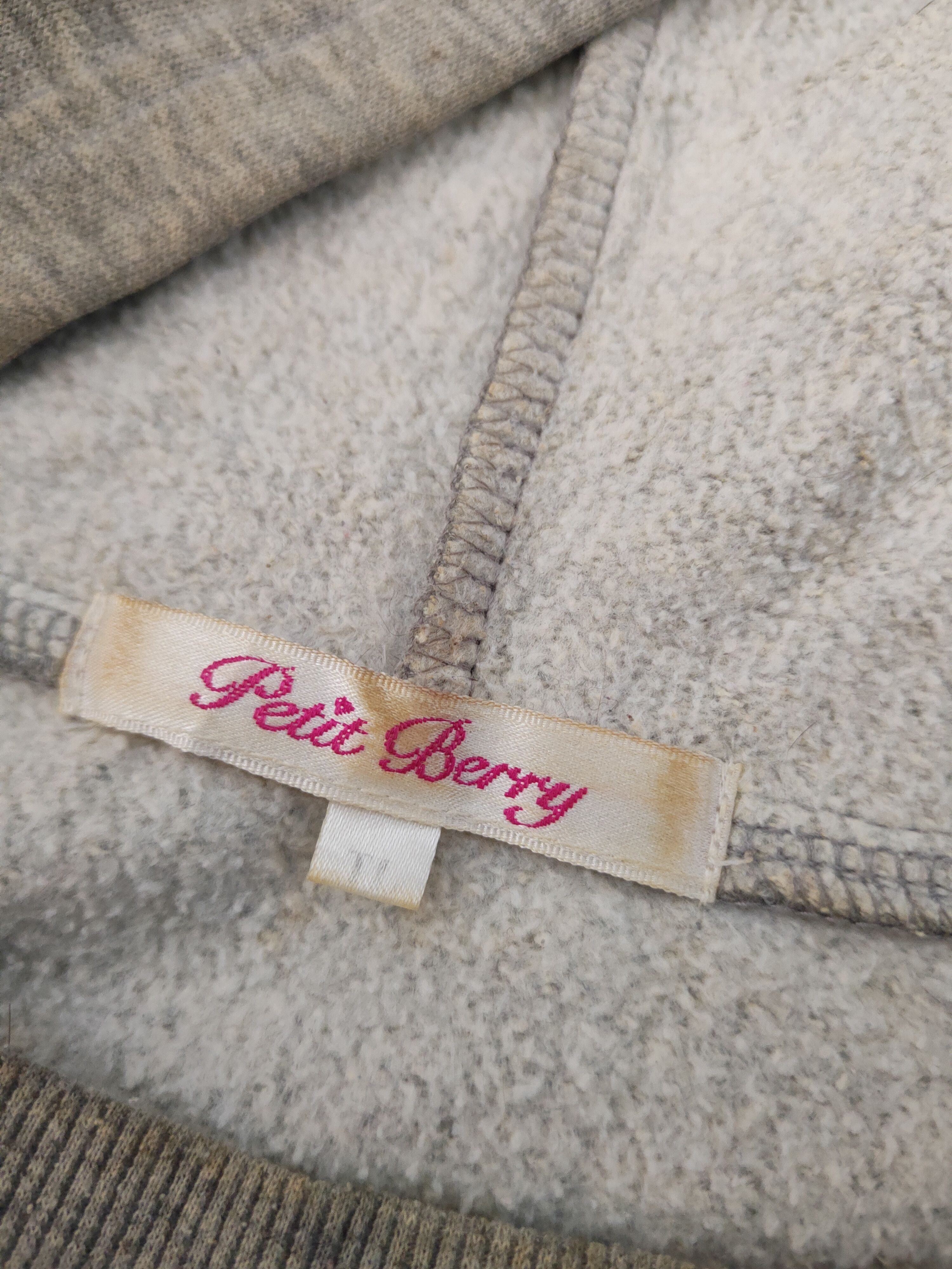 Japanese Brand × Vintage Petit Berry Gray Hoodie Long Sweatshirts Size M / US 6-8 / IT 42-44 - 12 Thumbnail