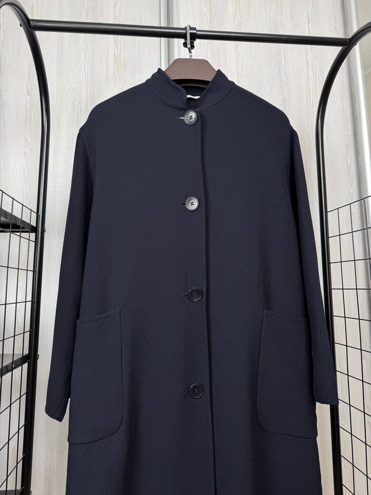 Max Mara Max Mara midnight blue shirt-style wool coat Size M / US 6-8 / IT 42-44 - 7 Thumbnail