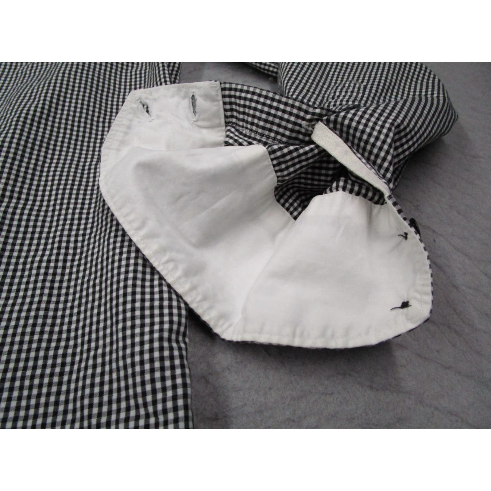 Rag & Bone rag & bone Button-Up Shirt Mens Large Slim Fit Black Check Long Sleeve Machine Washable Size US L / EU 52-54 / 3 - 4 Thumbnail