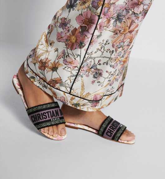 Dior o1w1db10625 KCQ209 Dway Slides in Multicolor Size US 8 / IT 38 - 5 Thumbnail