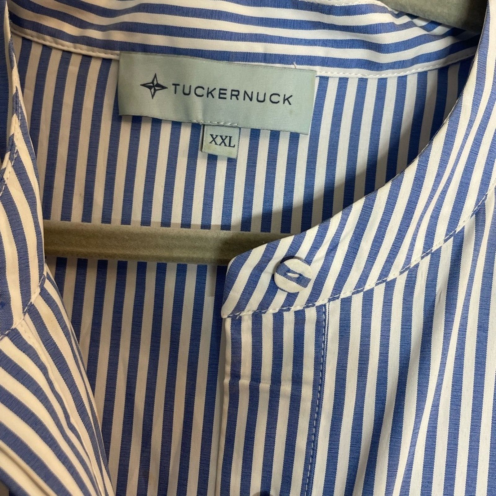 & Other Stories Tuckernuck Blue and White Striped Royal Shirtdress Size S / US 4 / IT 40 - 5 Thumbnail