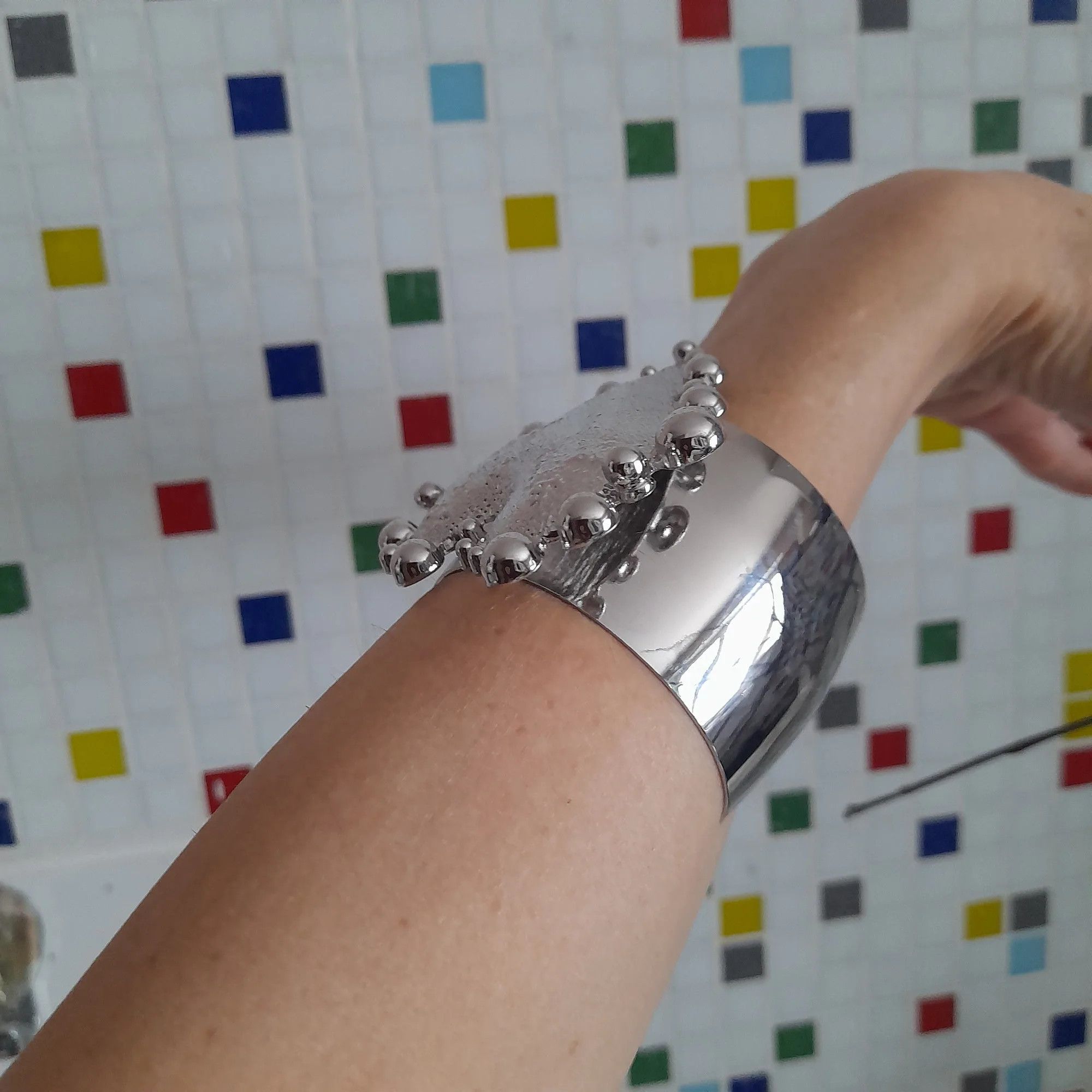 Jewelry × Vintage Irregular Metal Heart Bracelets Size ONE SIZE - 6 Thumbnail