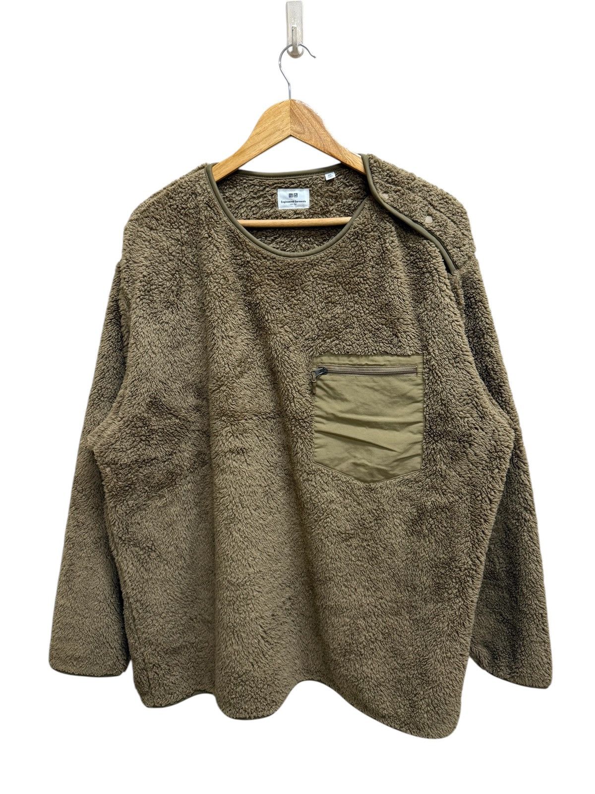 Engineered Garments × Japanese Brand × Uniqlo Engineered Garment Uniqlo Shearling Fleece Sweatshirt Size US XXL / EU 58 / 5 - 1 Thumbnail