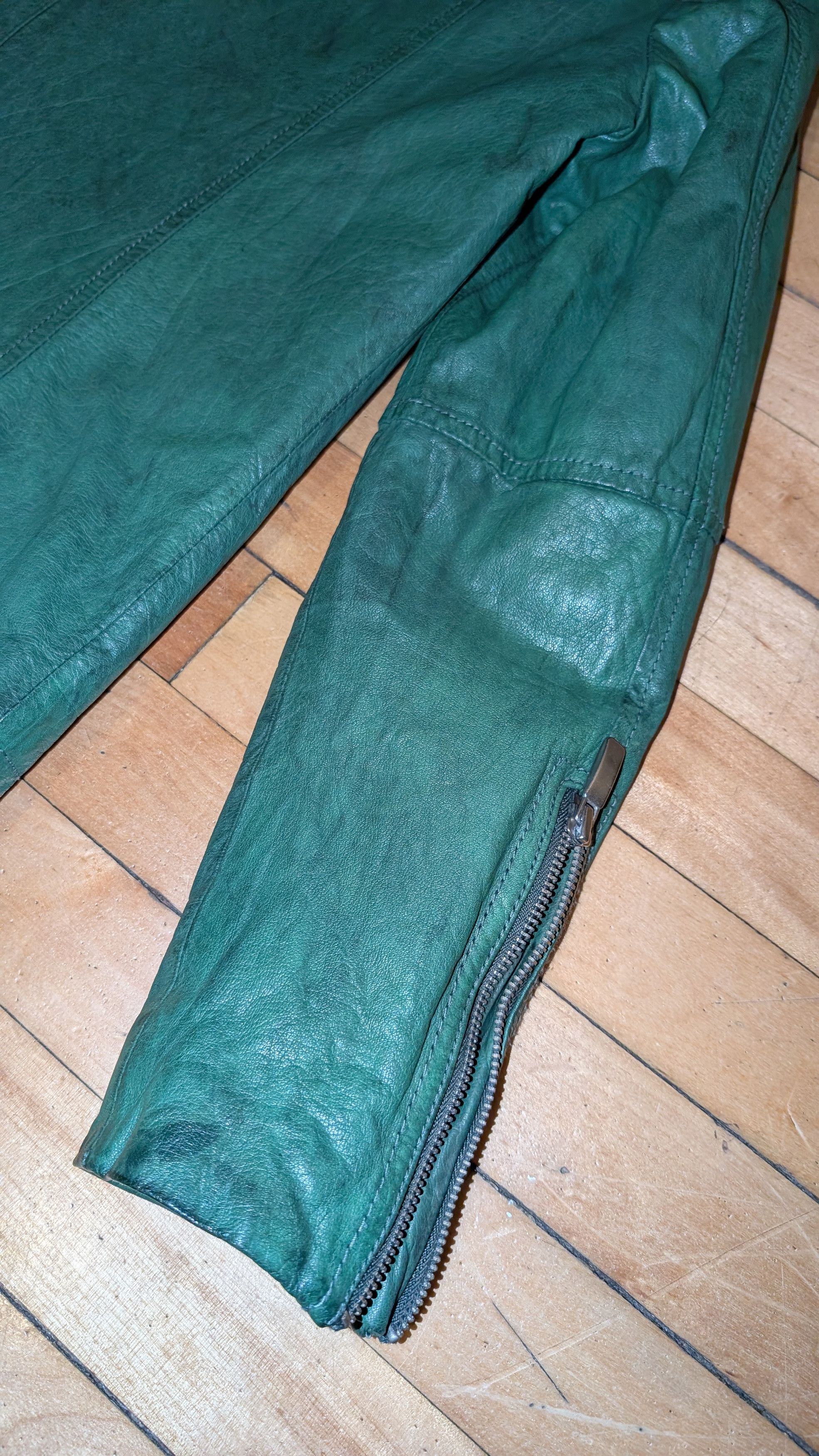 Other Harlem Rounge Japan Bison Green Leather Jacket SUPER RARE Size US M / EU 48-50 / 2 - 9 Thumbnail