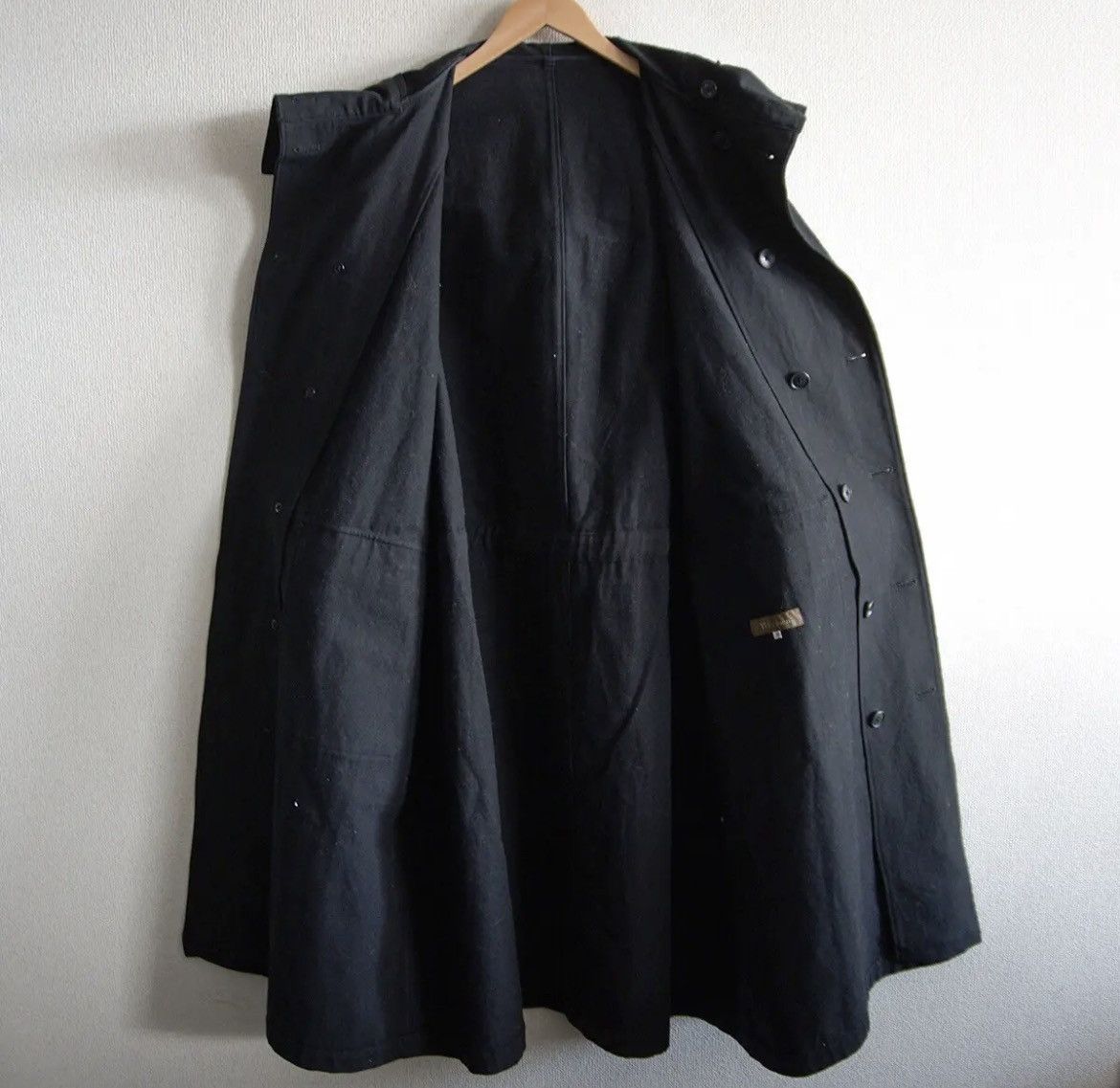 Yohji Yamamoto Yohji Yamamoto 1990s Hooded Zipper Coat Size US M / EU 48-50 / 2 - 3 Thumbnail