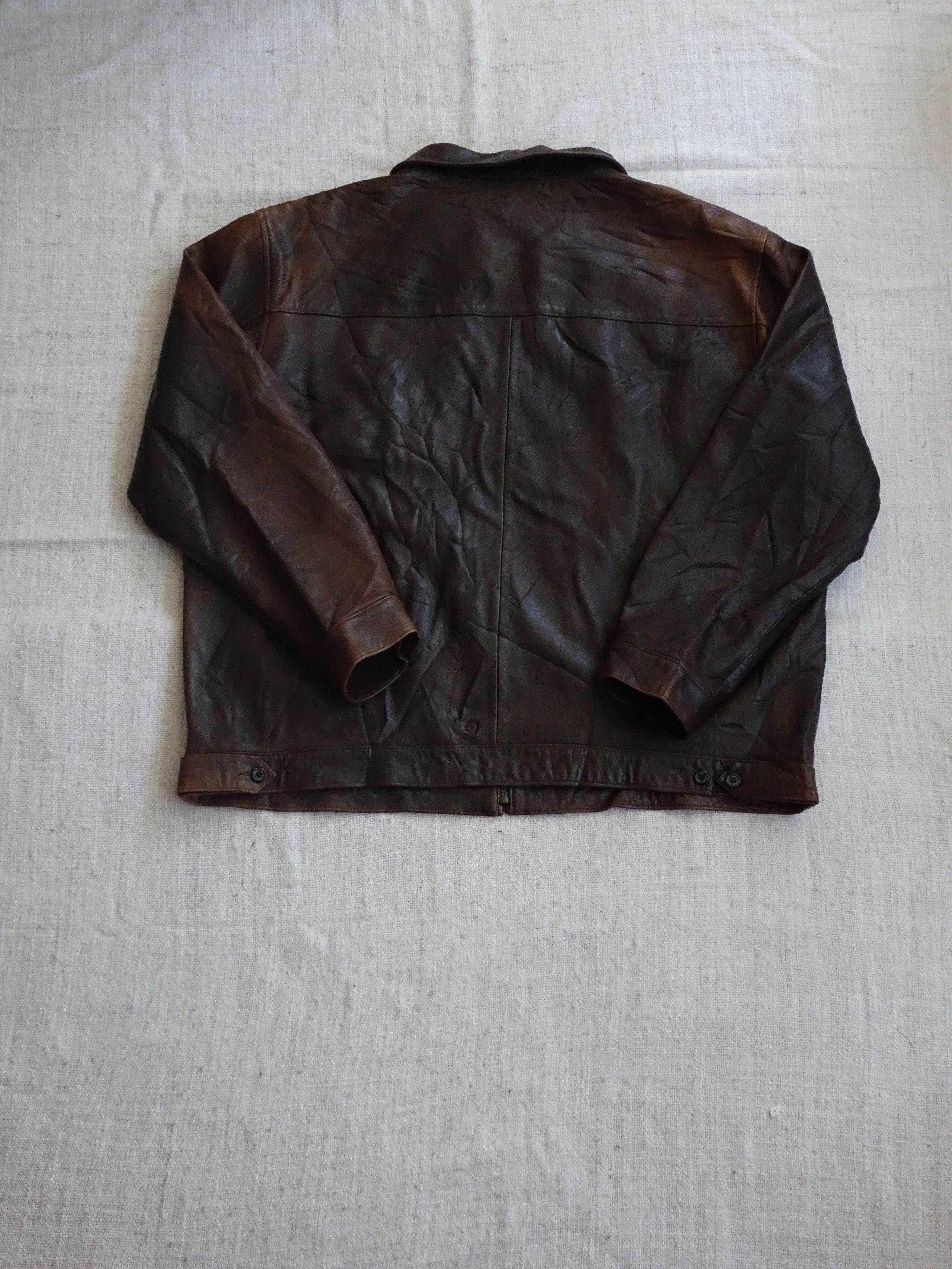 Polo Ralph Lauren Men's Vintage Polo Ralph Lauren Leather Jacket Size US XL / EU 56 / 4 - 5 Thumbnail