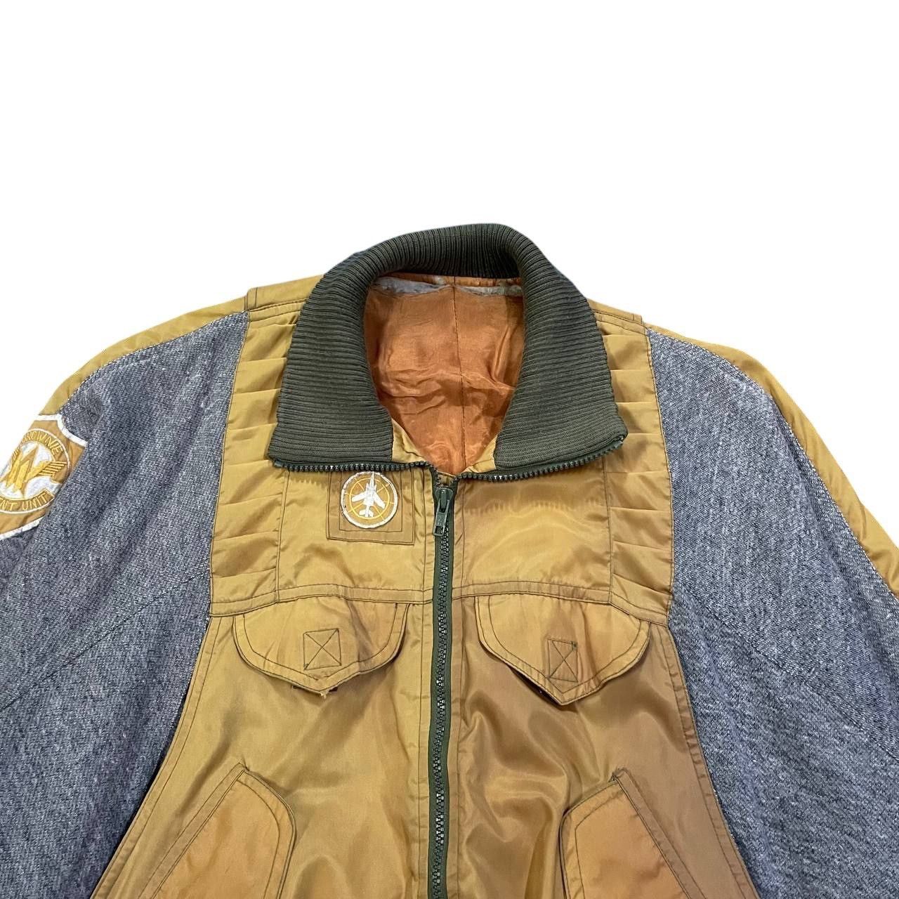Vintage Vintage Brcwnie Flight Bomber Jacket Size US M / EU 48-50 / 2 - 2 Thumbnail