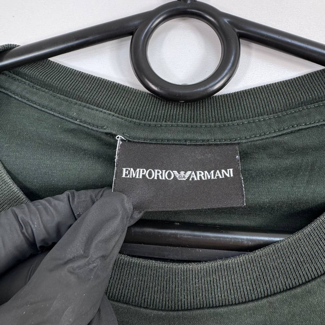 Emporio Armani Emporio Armani Eagle Logo Green Cotton Designer Mens S Size US S / EU 44-46 / 1 - 2 Thumbnail