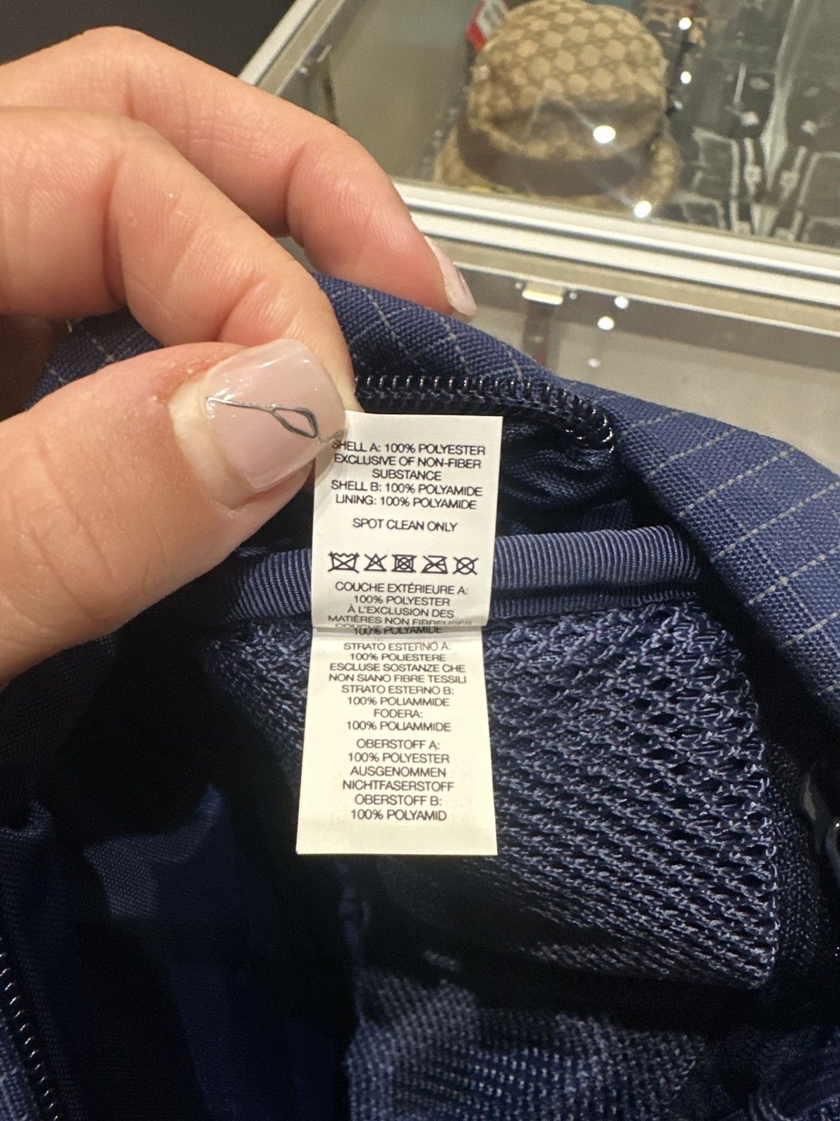 Supreme Supreme Grid Waist-bag Navy Size ONE SIZE - 4 Thumbnail