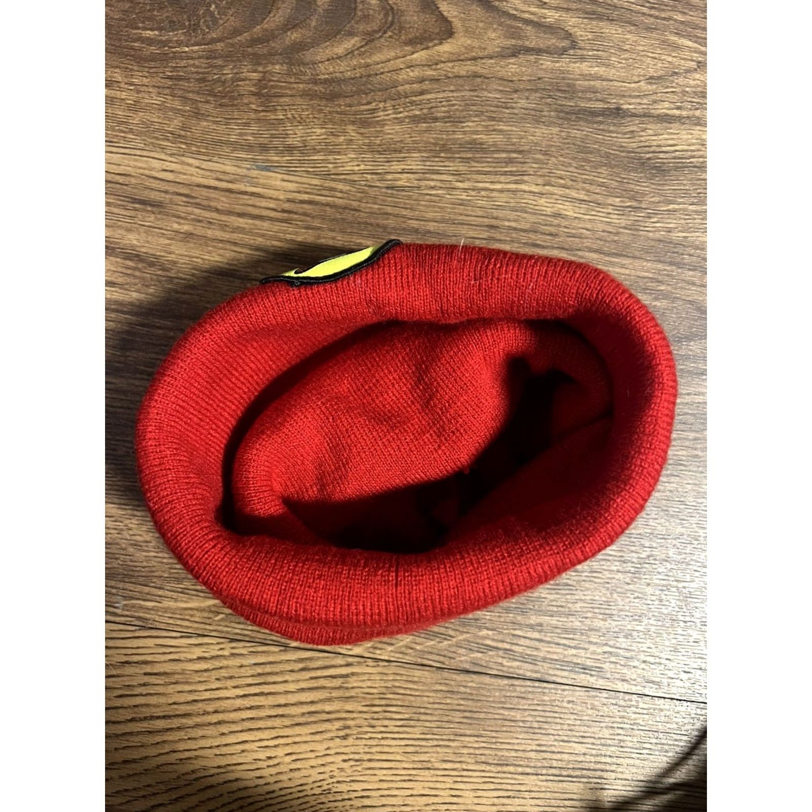 Vintage Bucees Red Knit Outdoor Winter Beanie OSFM Women Adjustable Red Winter Beanie Size ONE SIZE - 3 Thumbnail