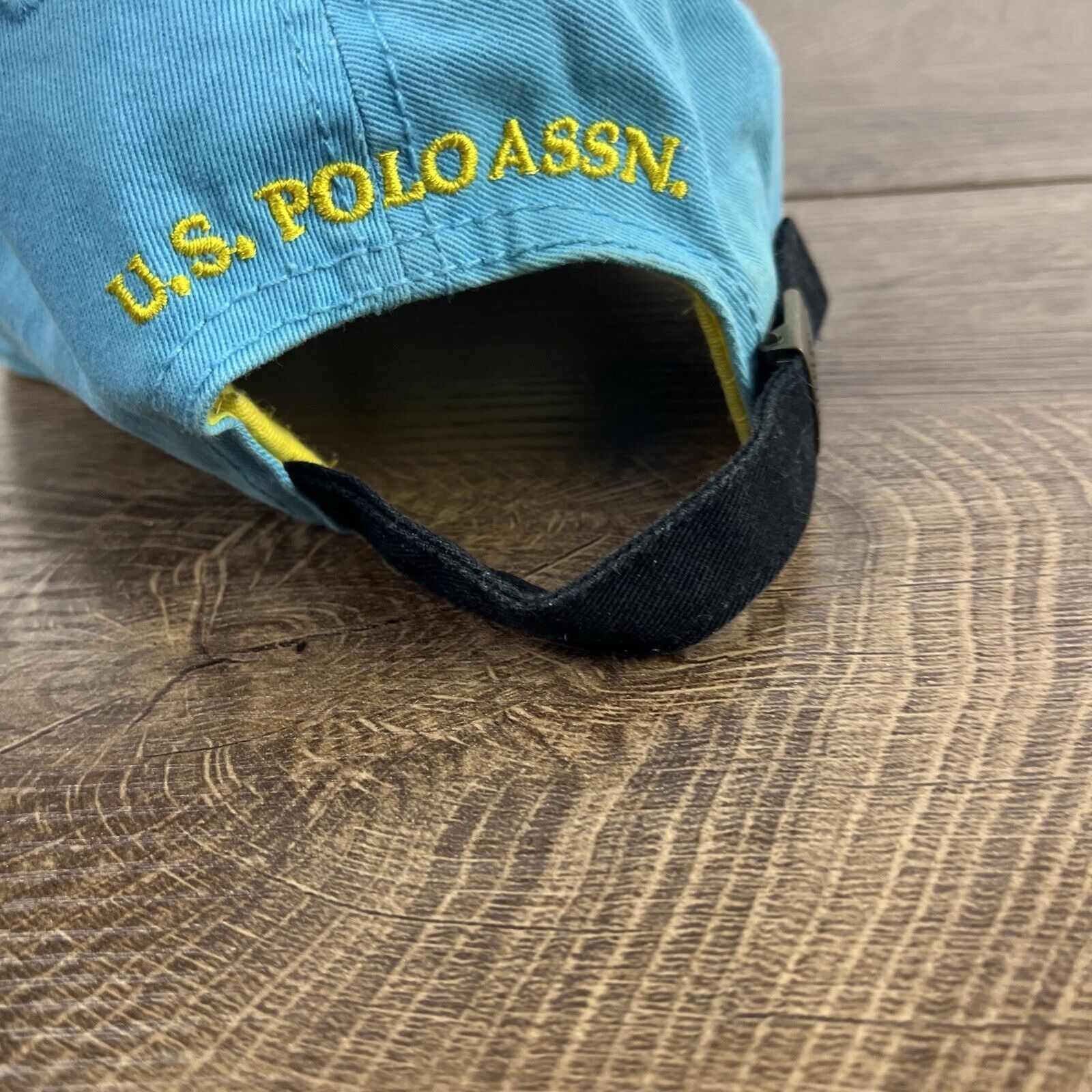 Other US Polo Assn. Hat Yellow Light Blue Adjustable Hat Blue Adul Size ONE SIZE - 10 Thumbnail