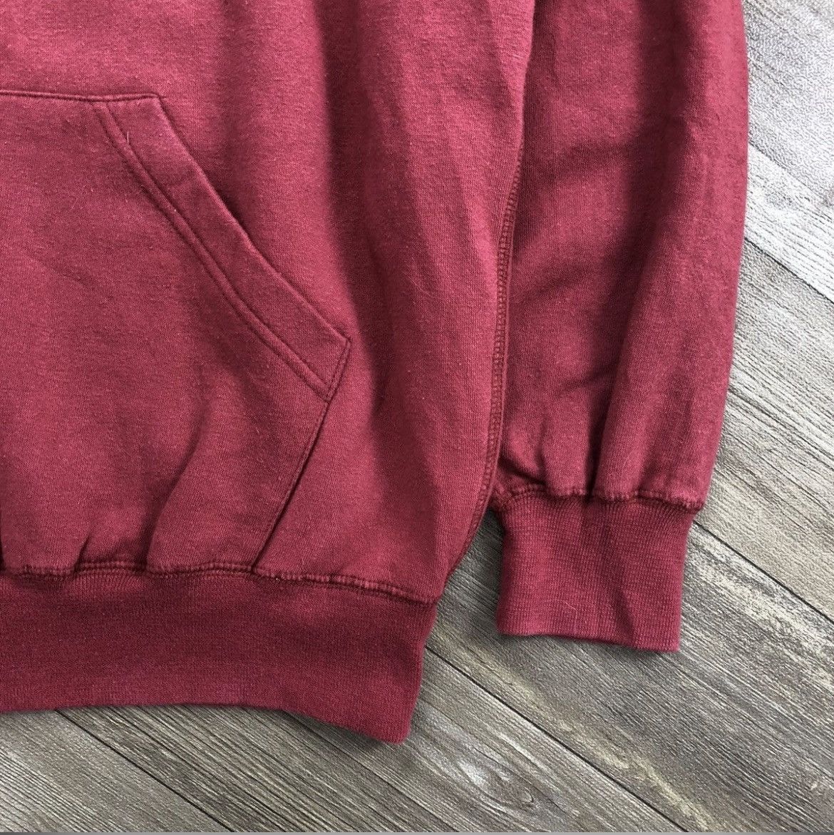 Polo Ralph Lauren 1990s Vintage Polo Ralph Lauren Kswiss Logo Hoodie Red Size US L / EU 52-54 / 3 - 6 Thumbnail