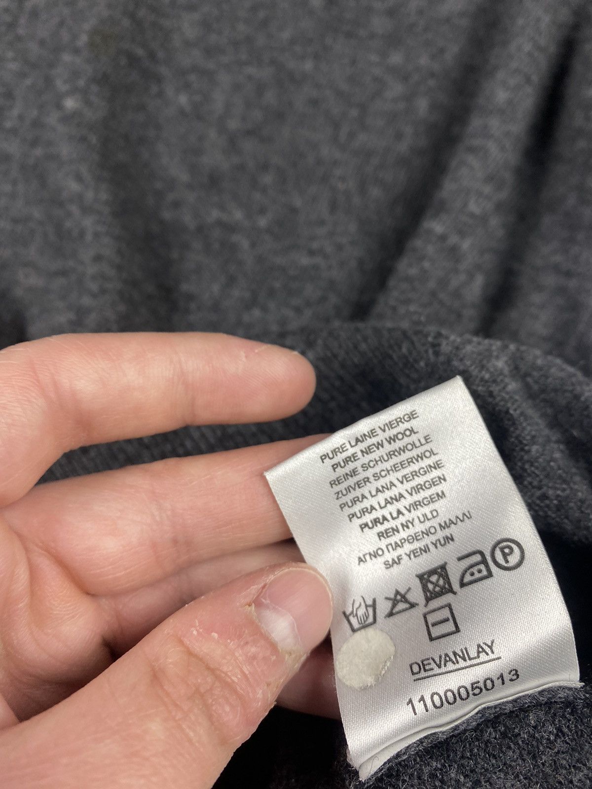 Lacoste Vintage Lacoste Wool Sweater Men's Size L Gray 90's Size US L / EU 52-54 / 3 - 17 Thumbnail