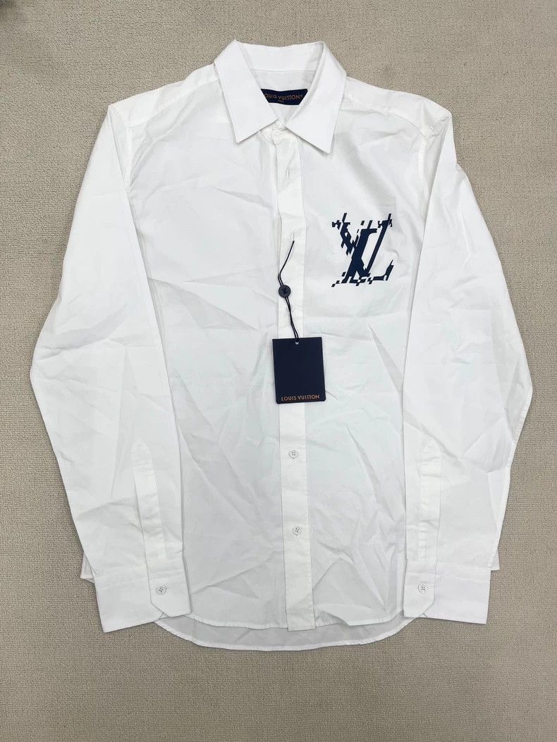 Louis Vuitton Louis Vuitton Doodle Lv Button Down Long Sleeve Shirt Size US M / EU 48-50 / 2 - 1 Thumbnail