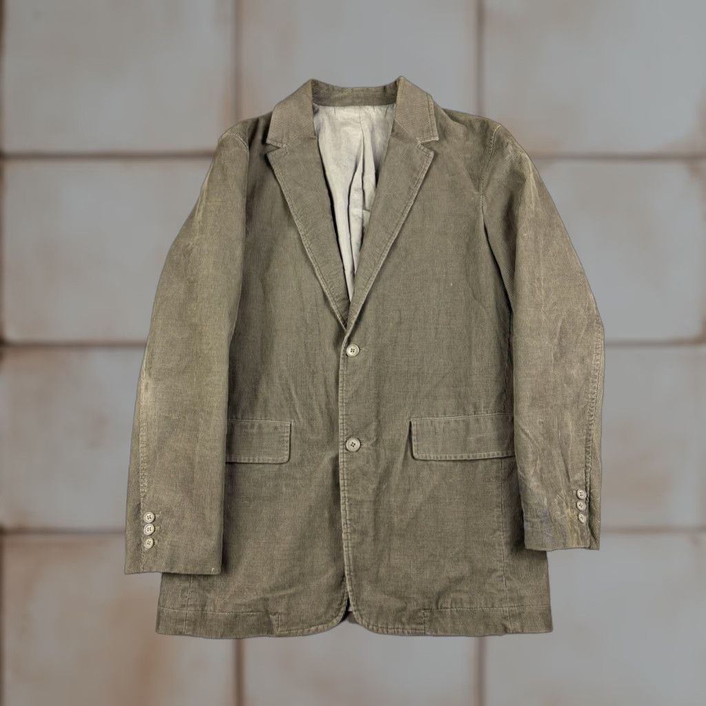 J.Crew J.CREW Blazer Jacket Sport Coat Men’s Size M Green Corduroy Size 40R - 1 Thumbnail