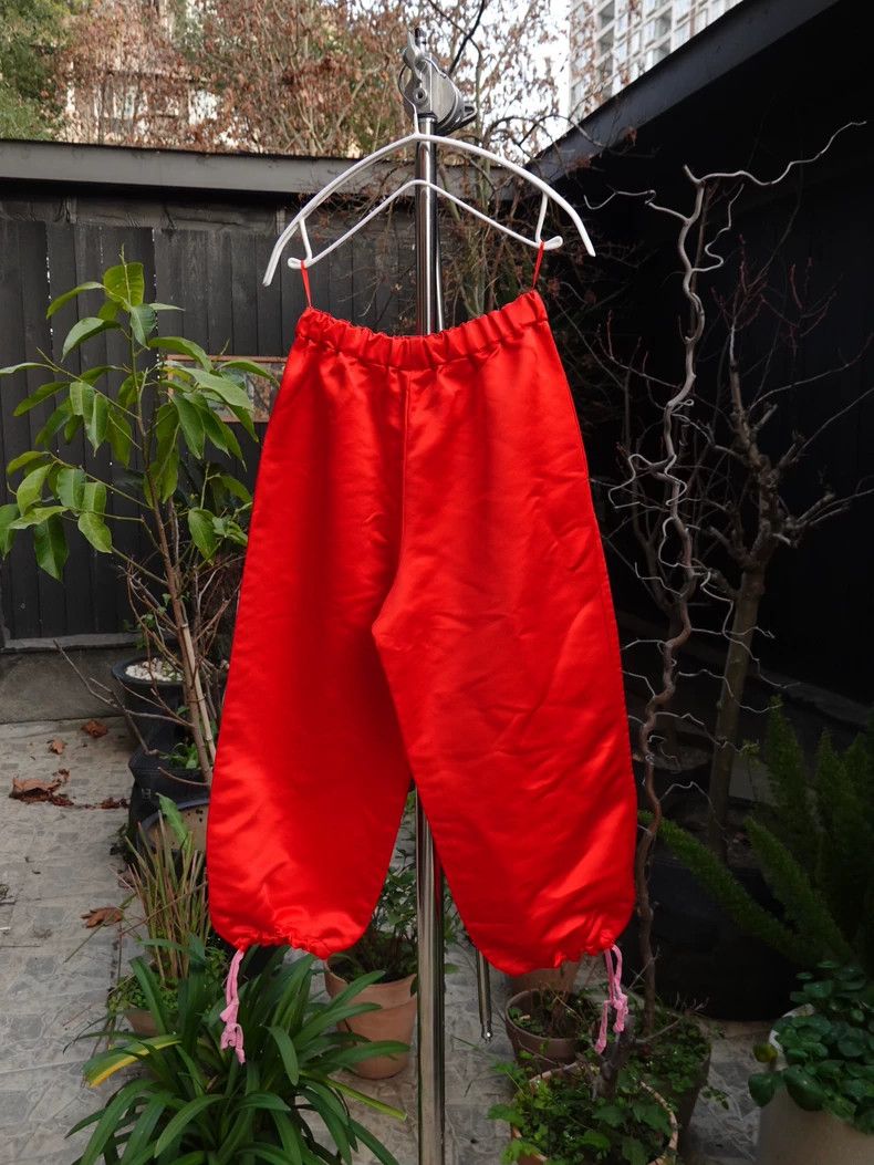 Comme des Garcons Comme Des Garcons Red casual pants Size US 27 - 3 Thumbnail