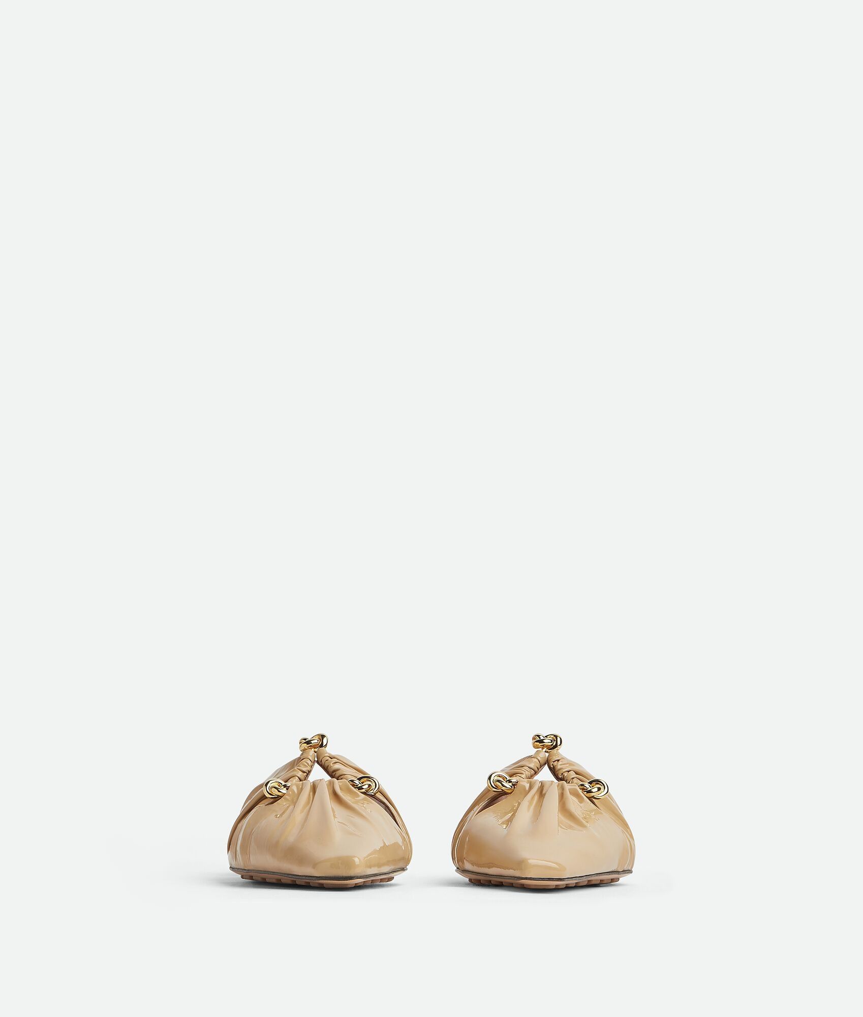 Bottega Veneta o1bcso1str0225 Bunnie Flat Mules in Beige Size US 7 / IT 37 - 2 Thumbnail