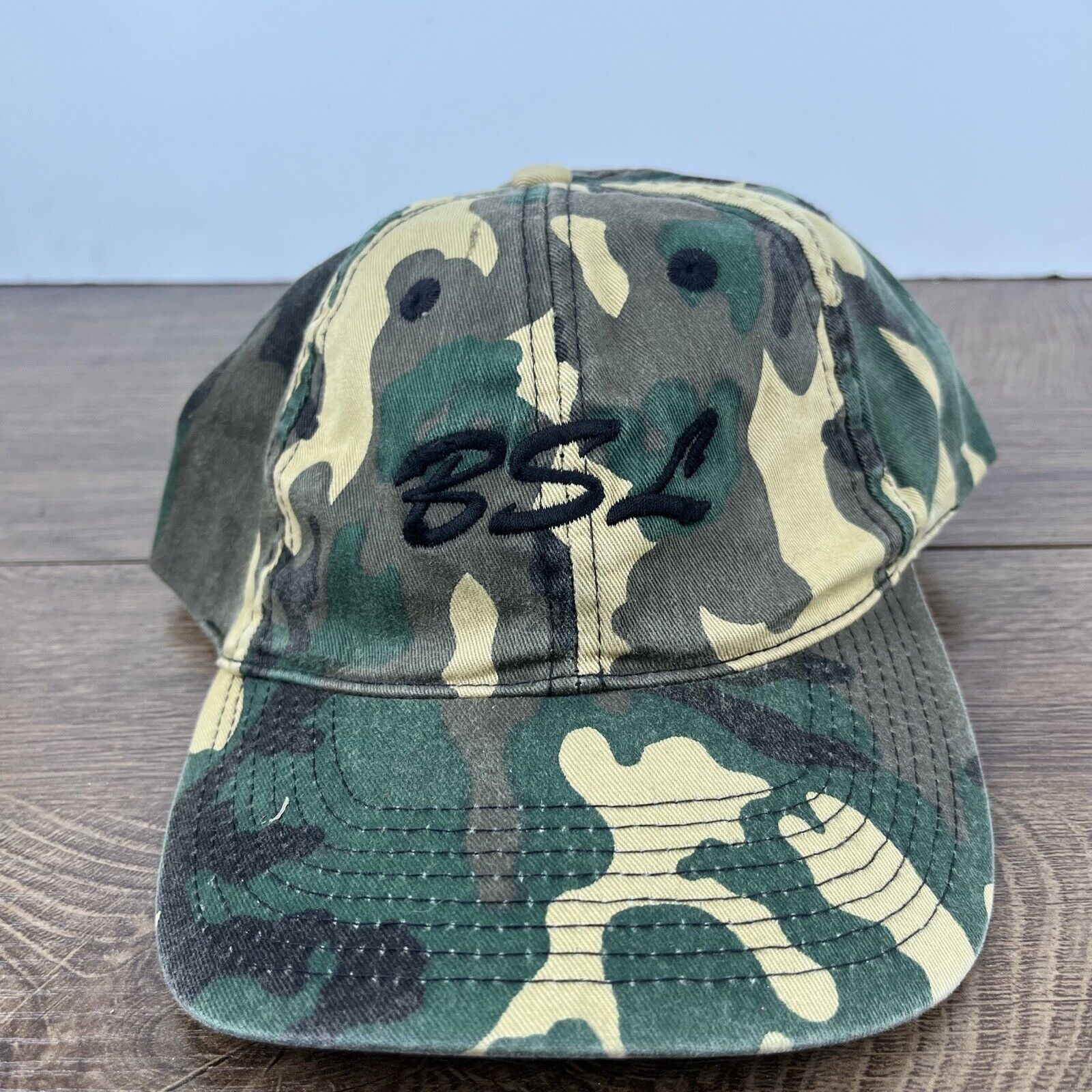 Other BSL Hat BSL Camo Hat Adjustable Hat Camo Adjustable Hat Gree Size ONE SIZE - 3 Thumbnail