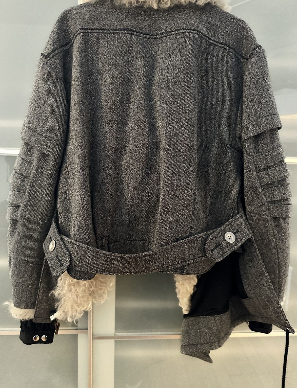 Balenciaga Balenciaga turned *the* A/W 2004 aviator shearling jacket Size L / US 10 / IT 46 - 10 Thumbnail