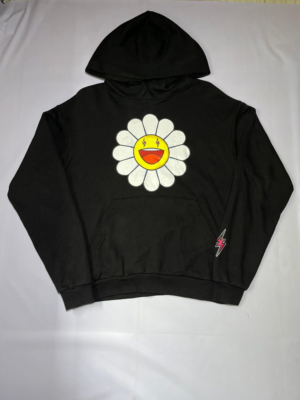 Selling Takashi Murakami +44 Mind Warp Hoodie gray | Depop