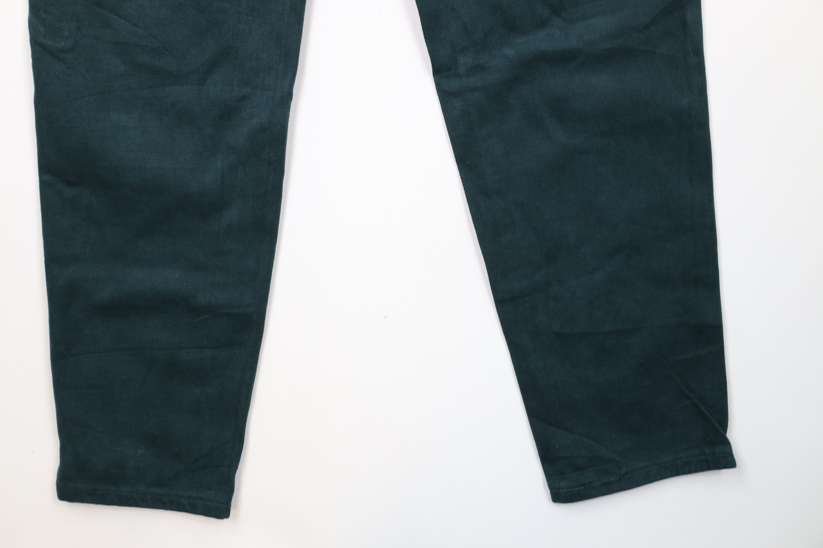 Lee × Vintage Deadstock Vintage 90s Lee Tapered Leg Denim Jeans Green USA Size 30" / US 8 / IT 44 - 14 Thumbnail